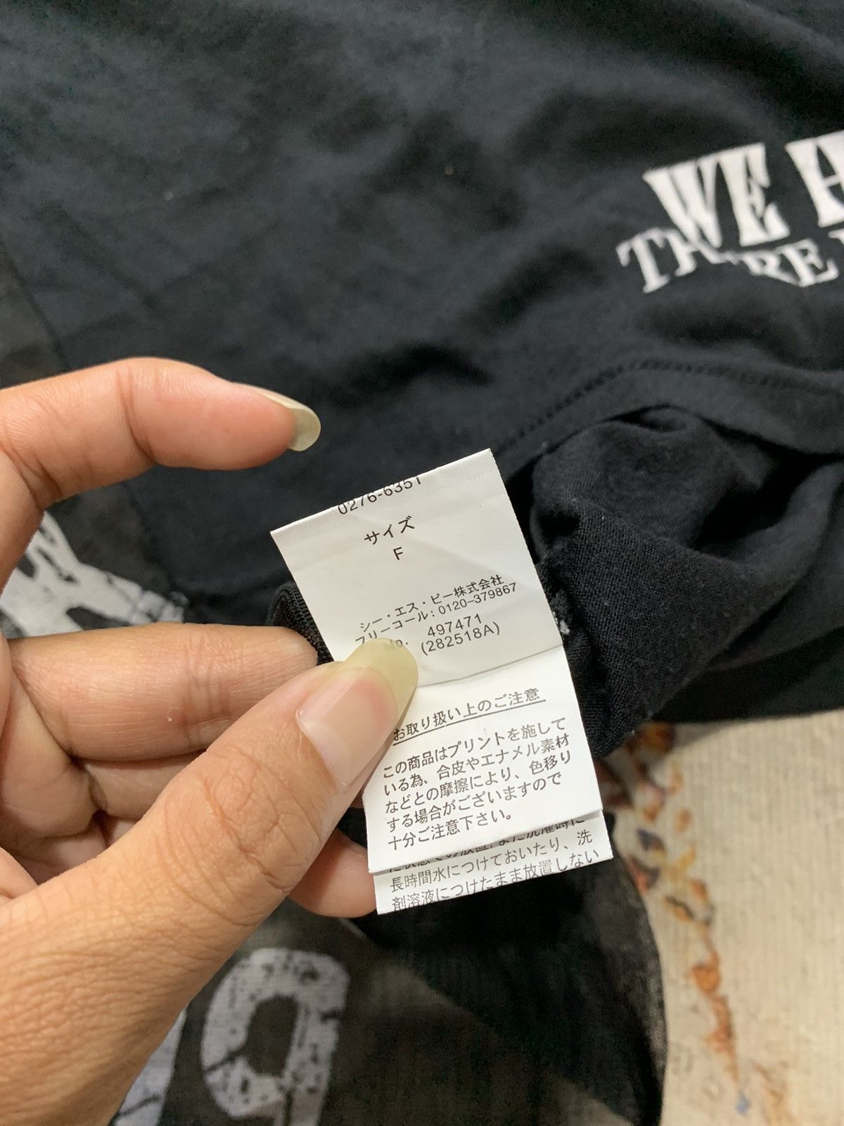 Hysteric Glamour × If Six Was Nine × Japanese Brand WE HEAD NO GHOIC 3D Transfaran Gothic style Size US M / EU 48-50 / 2 - 6 Thumbnail