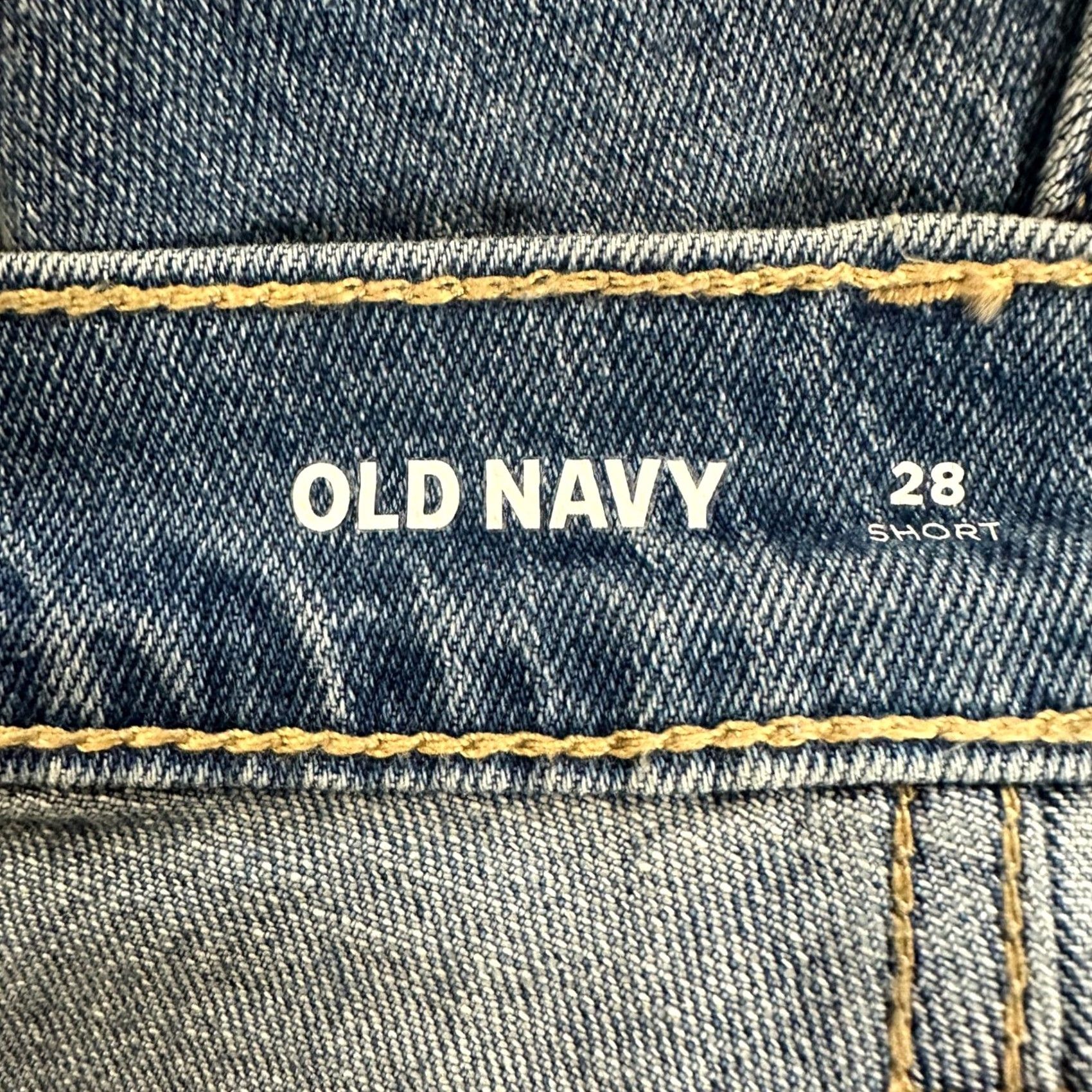 Old Navy Old Navy Womens Wow Boyfriend Jeans 28 Short Blue Distressed Mid-Rise Stretch NEW Size 28" / US 6 / IT 42 - 4 Thumbnail