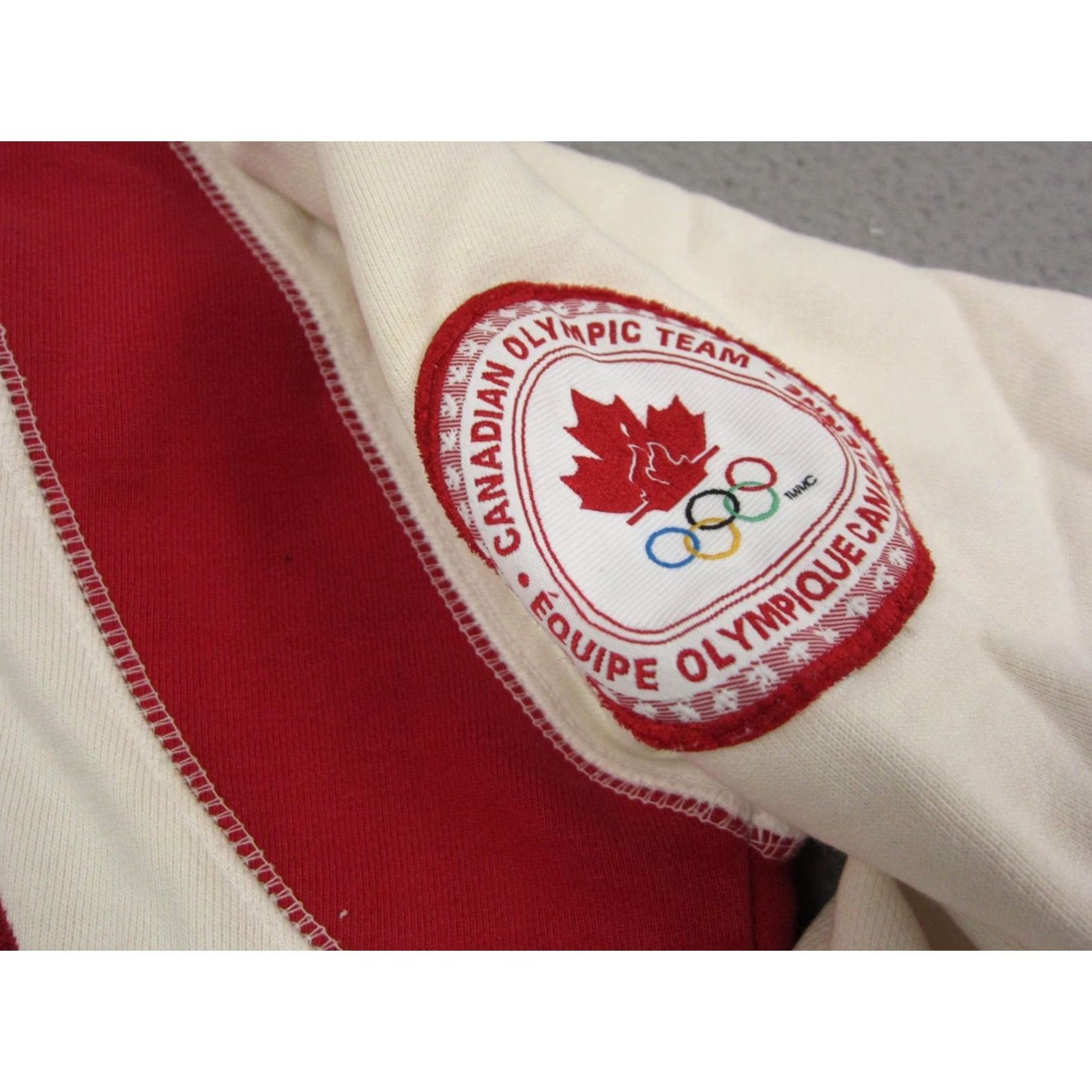 Vintage Vintage Canada Olympic Team Hoodie Mens Small Creme Red 1/4 Zip Sweatshirt Size US S / EU 44-46 / 1 - 7 Thumbnail