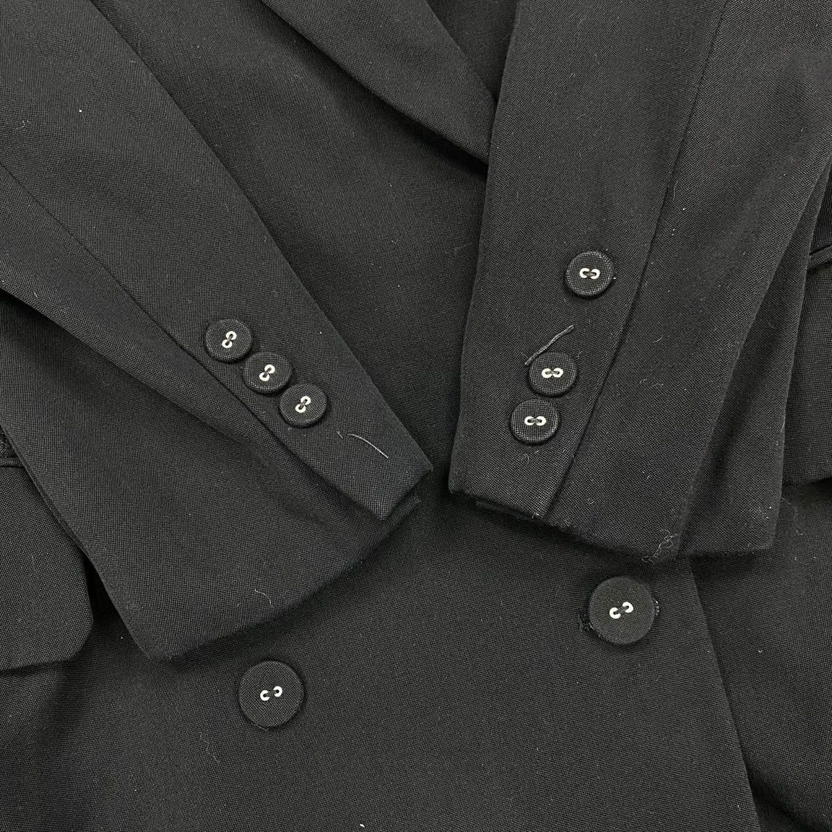 Jean Paul Gaultier FEMME Peak Lapel Double Breasted Wool Blazer Size 38R - 7 Thumbnail