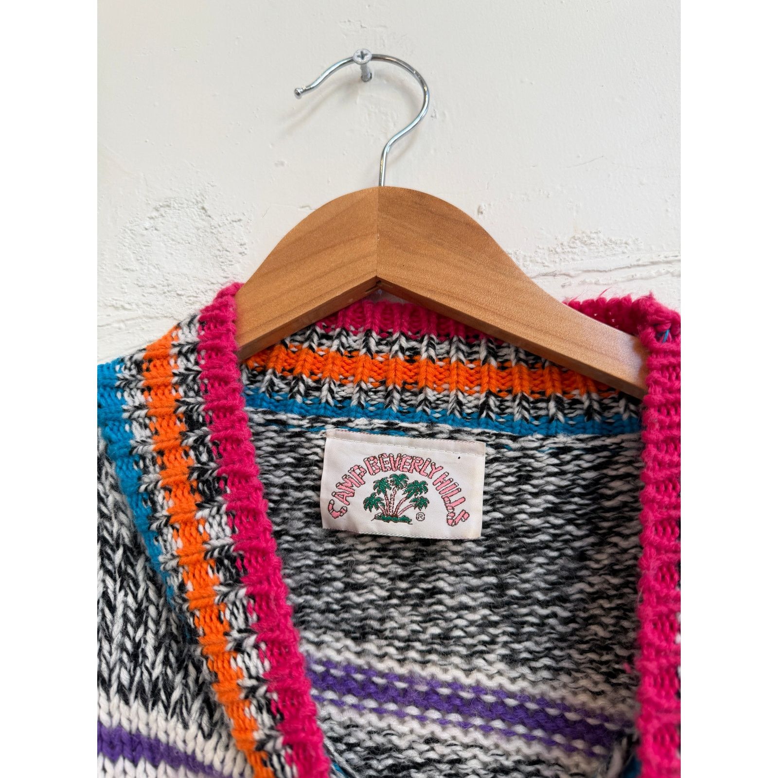 Vintage Vintage Camp Beverly Hills Knit Sweater Size US L / EU 52-54 / 3 - 3 Thumbnail