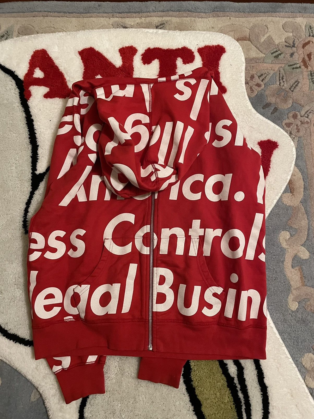 Supreme Supreme IBCA Red 2007 Size L Zip Up Size US L / EU 52-54 / 3 - 1 Thumbnail