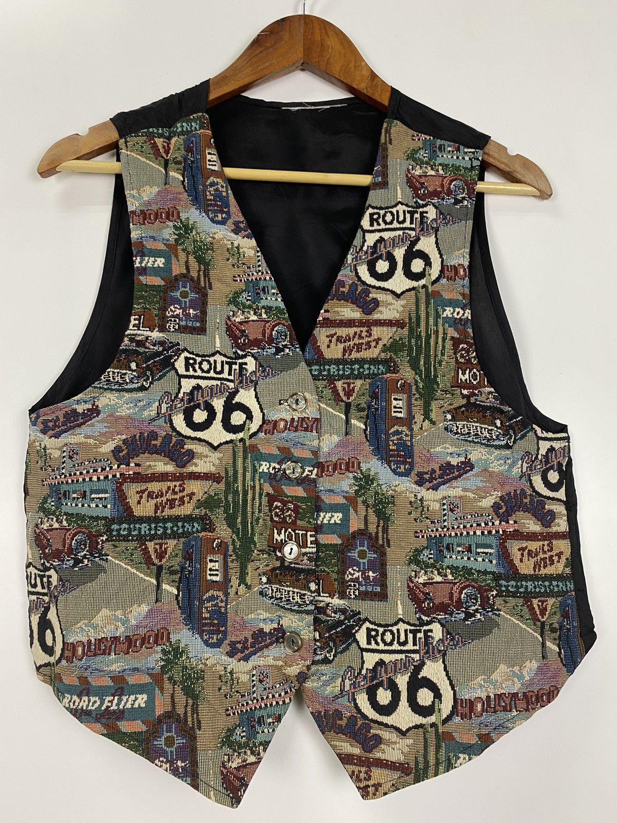 Route 66 × Vintage Vintage Route 66 Vest Size US S / EU 44-46 / 1 - 3 Thumbnail