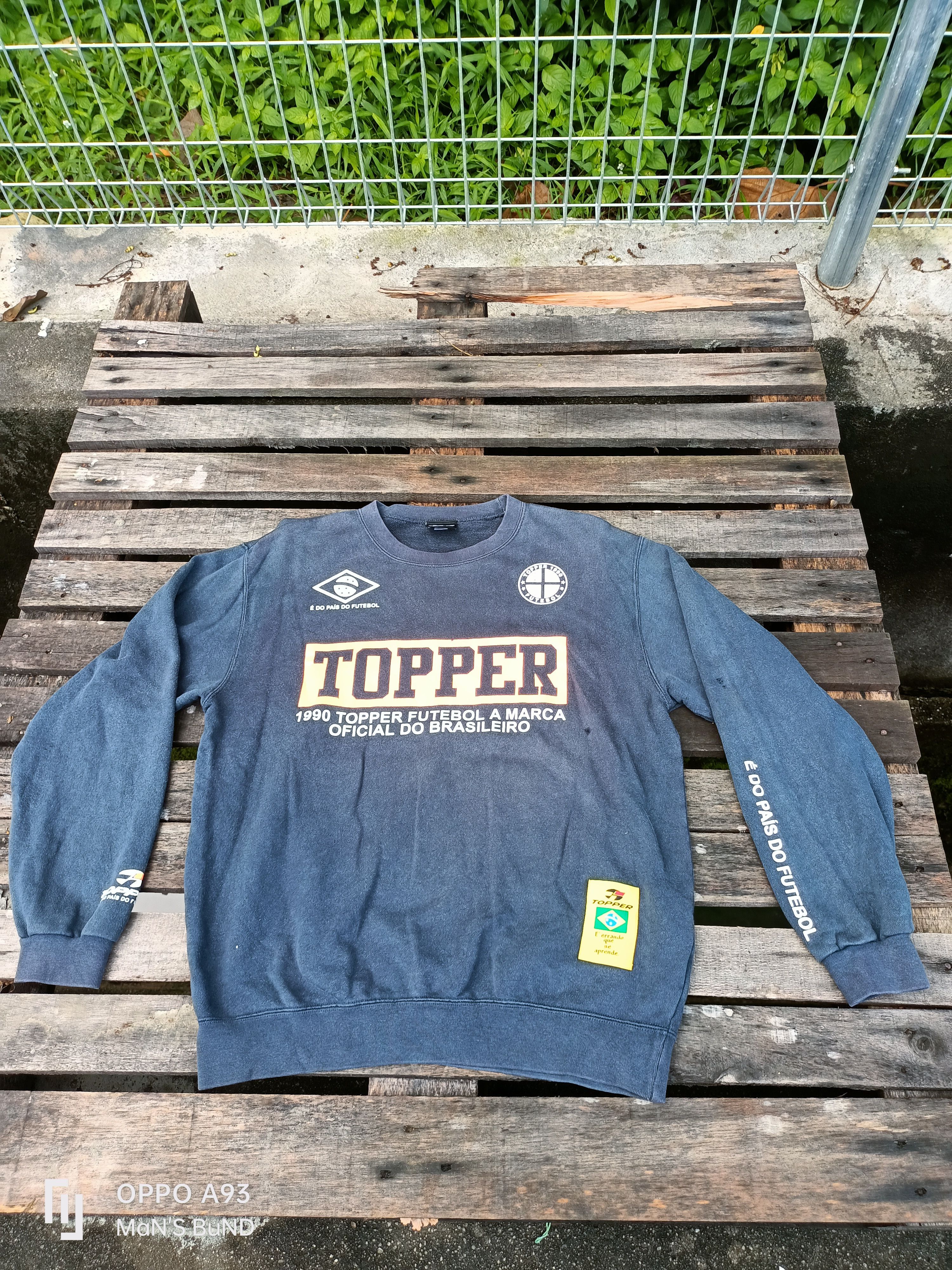 Vintage Vintage 1990 Topper Sweatshirt Size US M / EU 48-50 / 2 - 1 Thumbnail