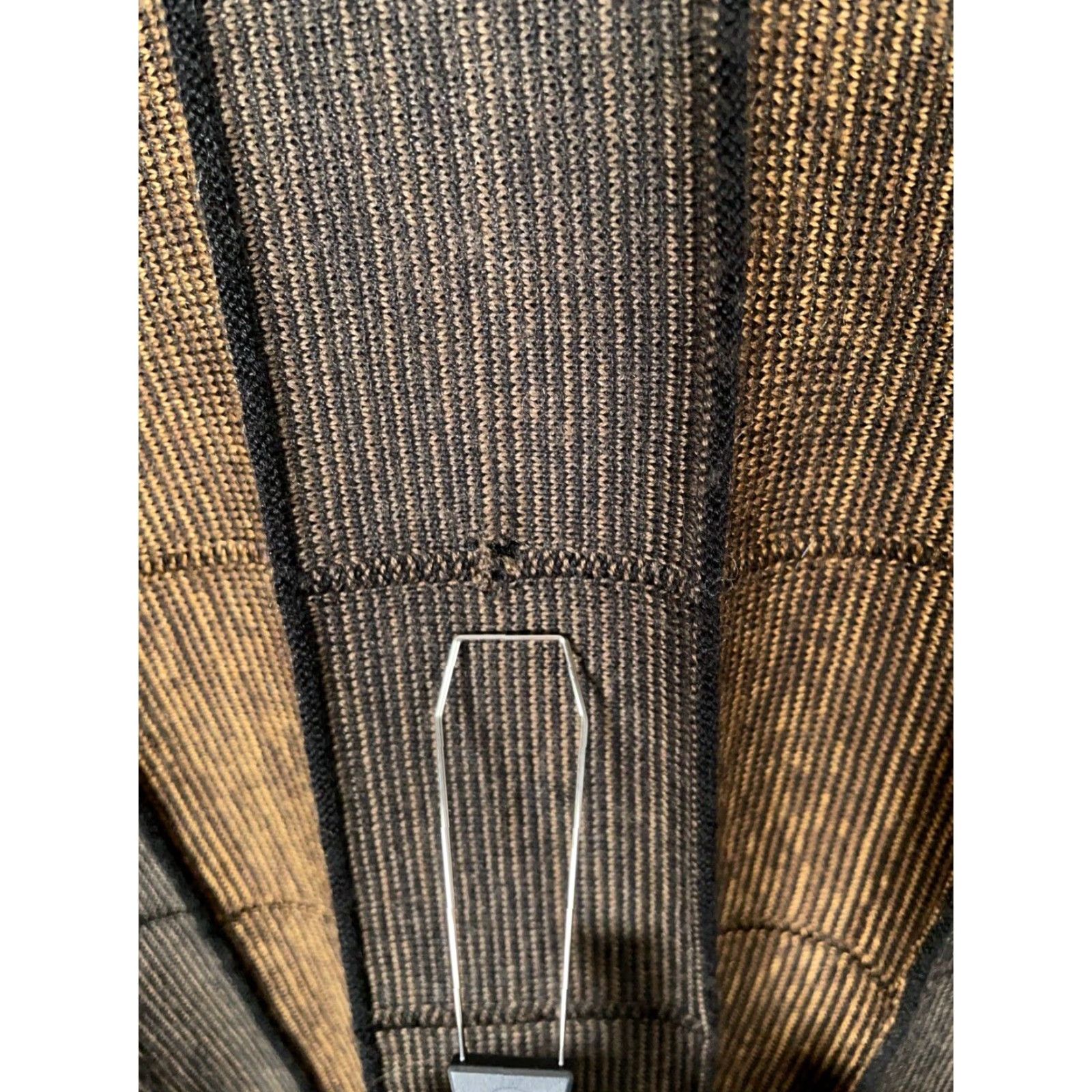 Vintage Cellinni Collezione Wool Blend Sweater Adult XL Black Textured Stripe Knit Crew Neck Pullover Mens Size US XL / EU 56 / 4 - 4 Thumbnail