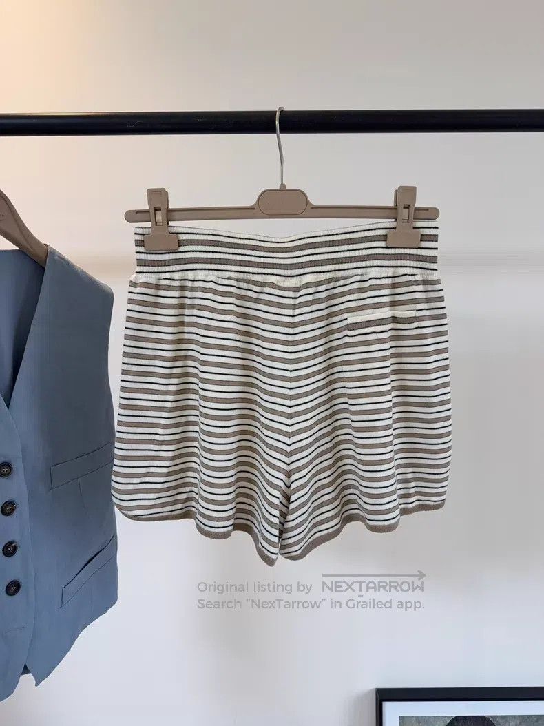 Brunello Cucinelli Brunello Cucinelli size M Striped Shorts Size 22" - 2 Thumbnail