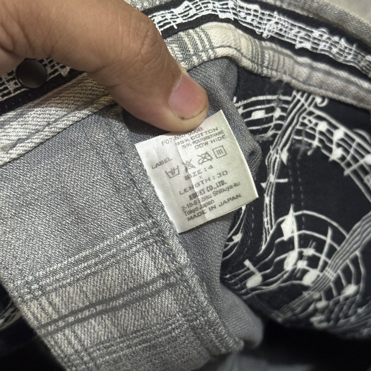 Number (N)ine AW07 Number (N)ine Pain Checker Pants Size US 34 / EU 50 - 6 Thumbnail