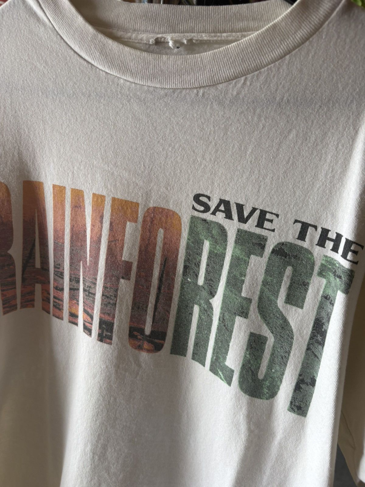 American Apparel 1990’s Save The Rainforest T-Shirt Size US L / EU 52-54 / 3 - 2 Thumbnail