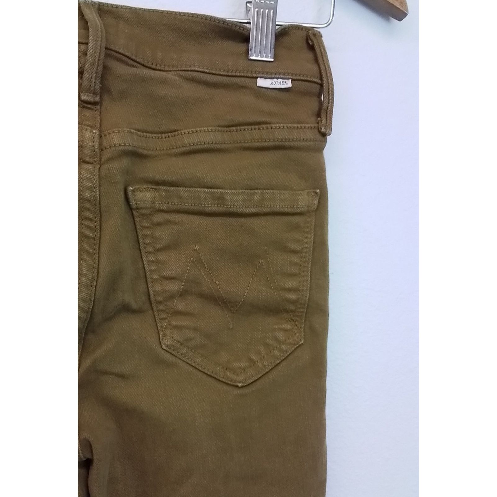 MOTHER Mother The Mid Rise Dazzler Jeans Women's 24 Brown Ankle Size 24" / US 00 / IT 34 - 5 Thumbnail