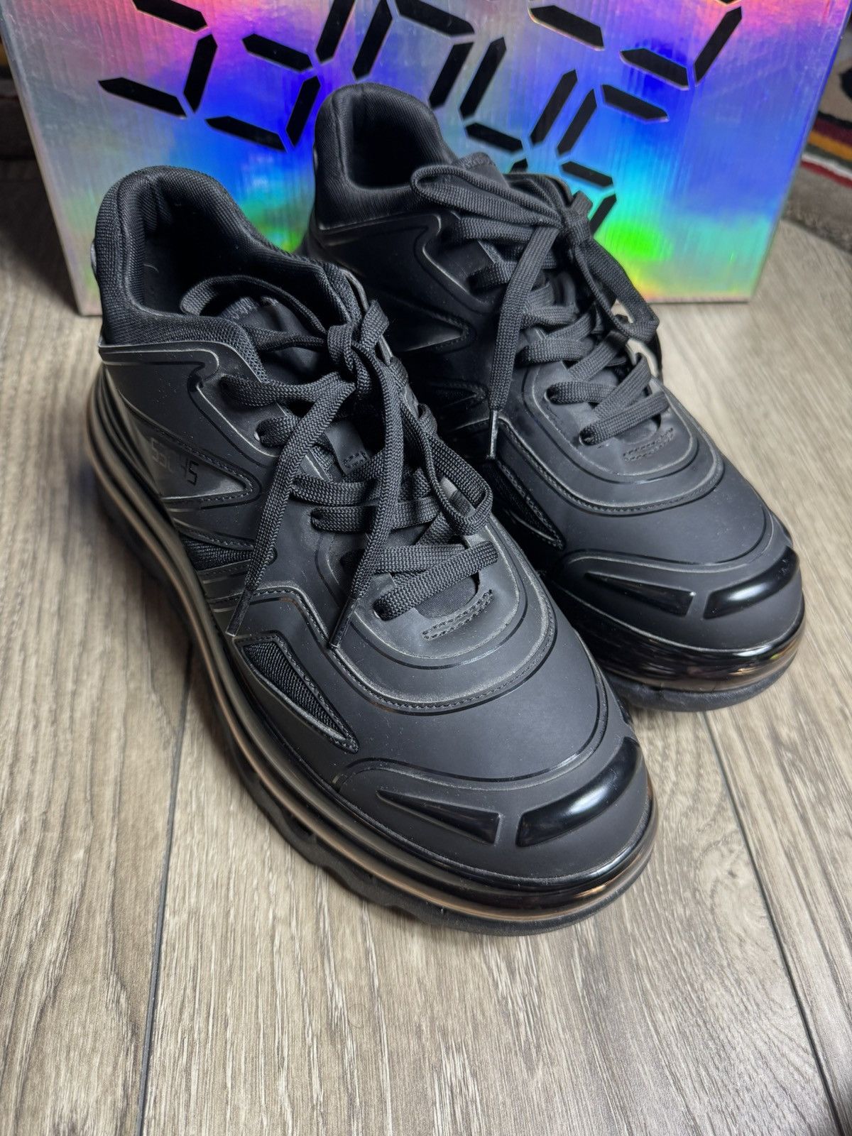 Other 53045 BUMP’AIR Black low tops ( Triple S ) Size US 9.5 / EU 42-43 - 1 Thumbnail