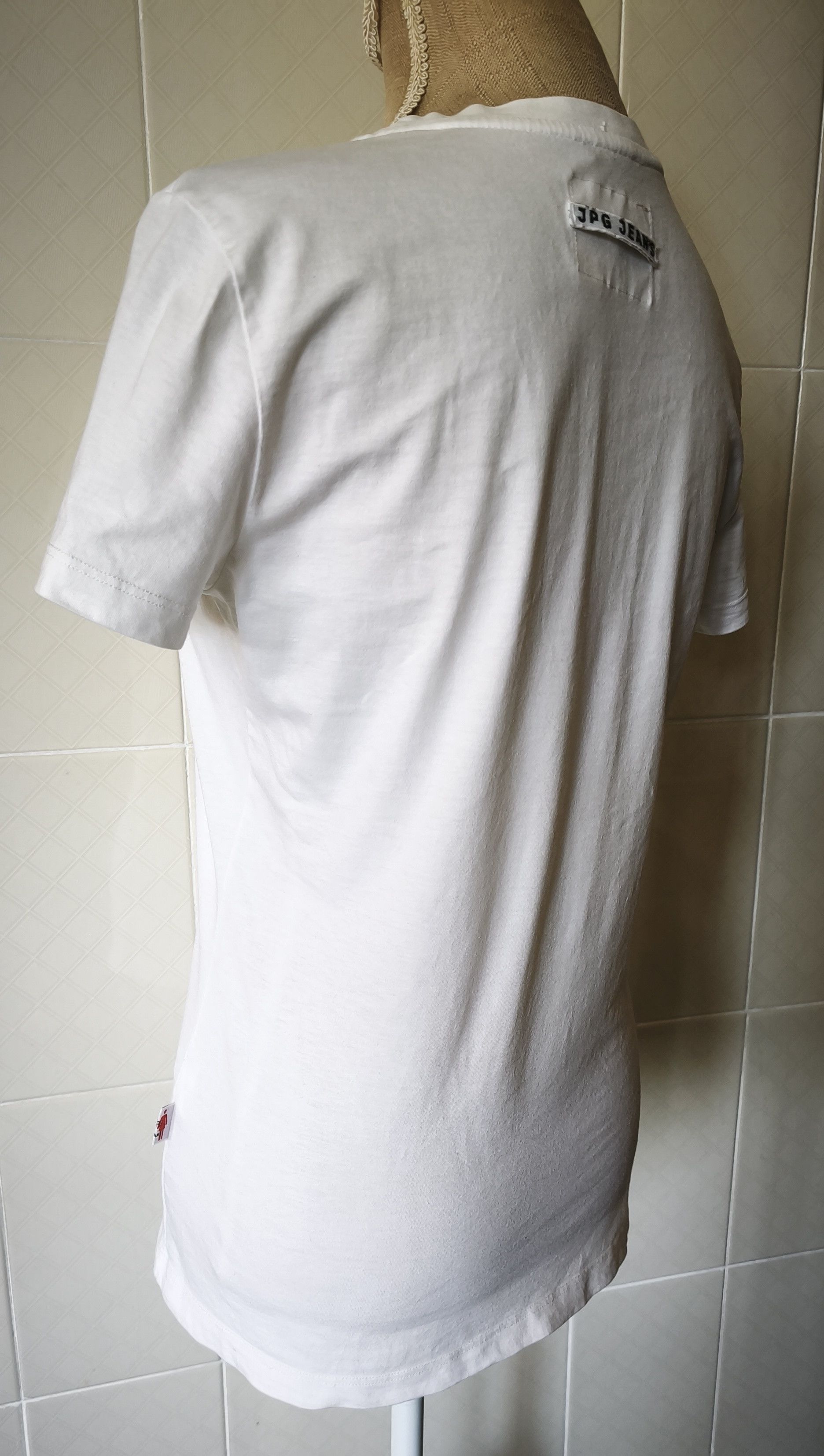 Jean Paul Gaultier SS 2002 - JPG logo cotton tshirt Size M / US 6-8 / IT 42-44 - 20 Thumbnail