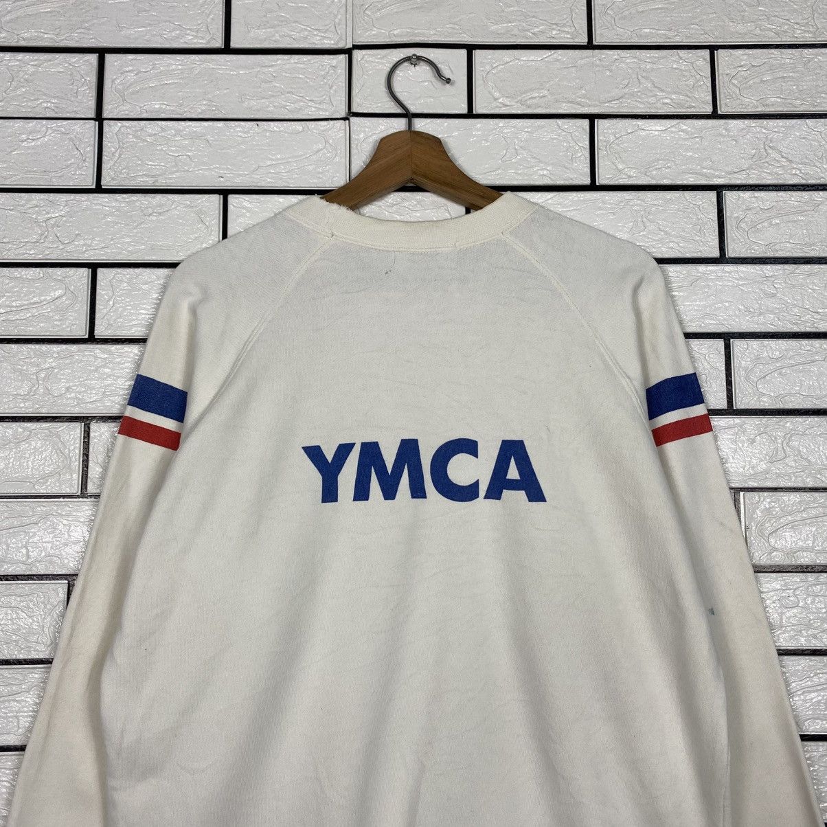 Japanese Brand 📌Vintage Sweatshirt YMCA Striped Design Issey Miyake Size US L / EU 52-54 / 3 - 10 Thumbnail