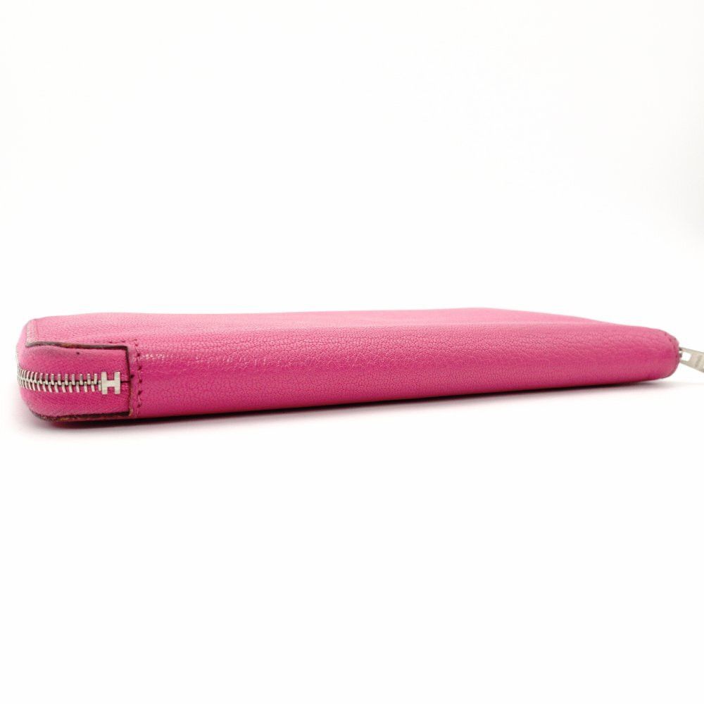 Hermes Hermès Azap Long All Leather Sheepskin Pink Long Wallet Size ONE SIZE - 3 Thumbnail