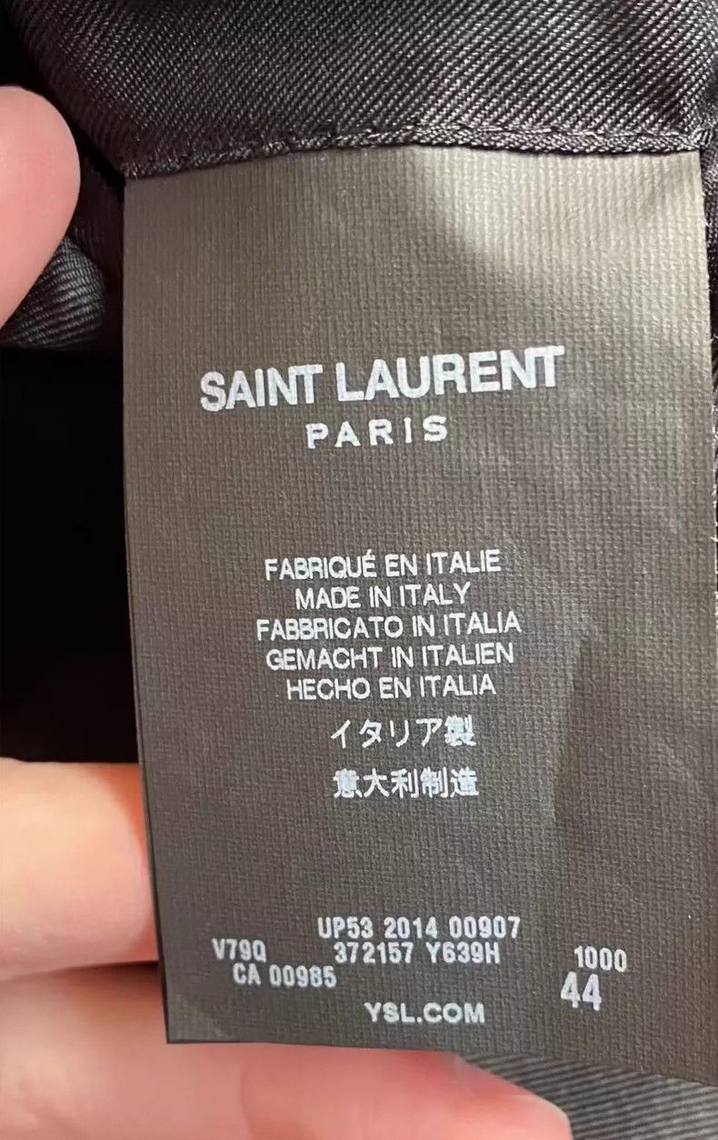 Saint Laurent Paris Saint Laurent Paris A flower blazer 2505-Nextarrow Size 44R - 4 Thumbnail