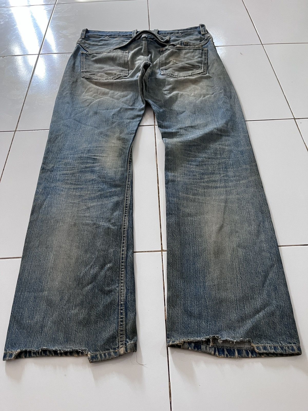 FCUK JAPANESE FCUK FADED JEANS Size US 34 / EU 50 - 3 Thumbnail