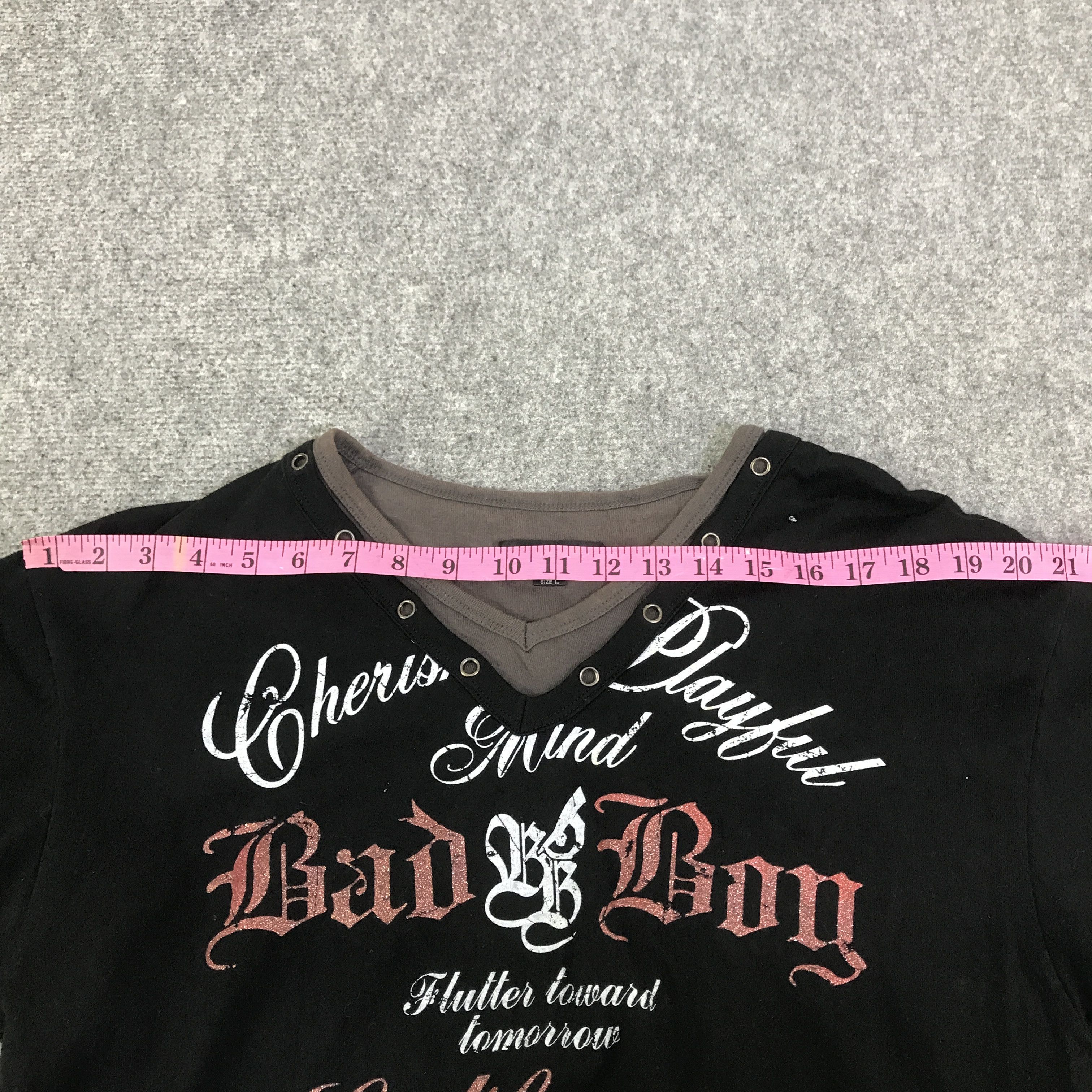 Japanese Brand bad boy california long sleeve t-shirt K93B55 Size US L / EU 52-54 / 3 - 6 Thumbnail