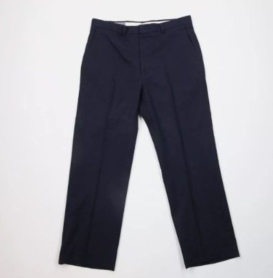 Pendleton × Vintage Vintage 70s Pendleton Wool Wide Leg Pants Trousers Blue USA Size US 34 / EU 50 - 1 Thumbnail