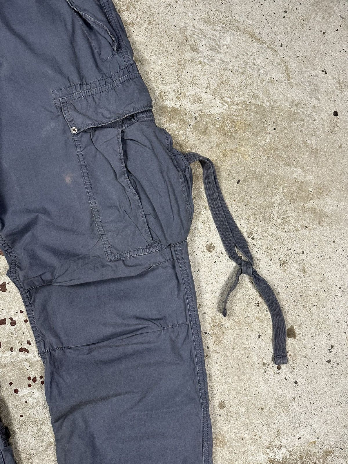Japanese Brand × Vintage Vintage Y2K Grey Bondage Parachute Cargo Pants Size US 34 / EU 50 - 6 Thumbnail