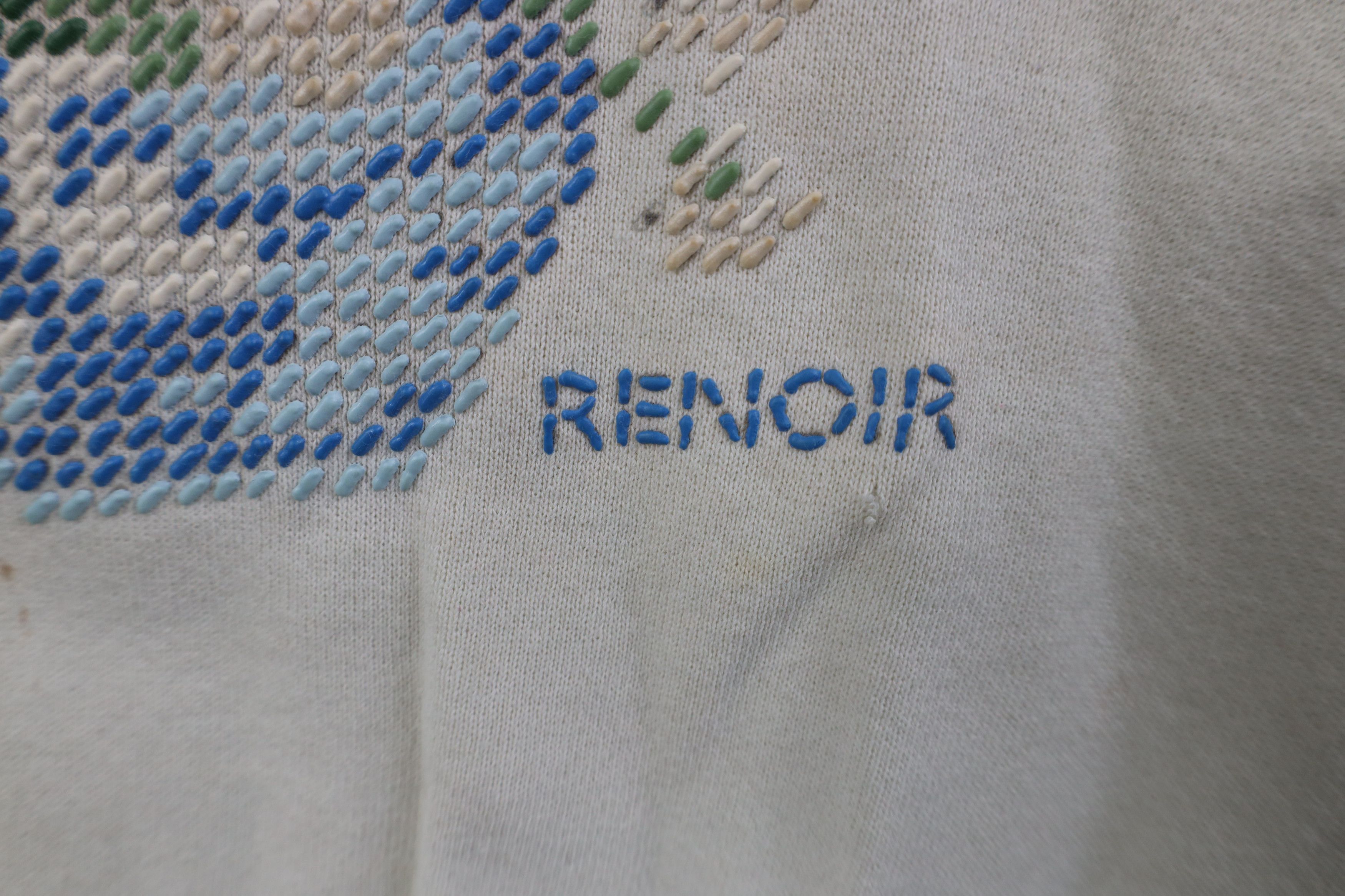 Vintage Vintage 90s Streetwear Paint Renoir Flower Sweatshirt USA Size XL / US 12-14 / IT 48-50 - 5 Thumbnail