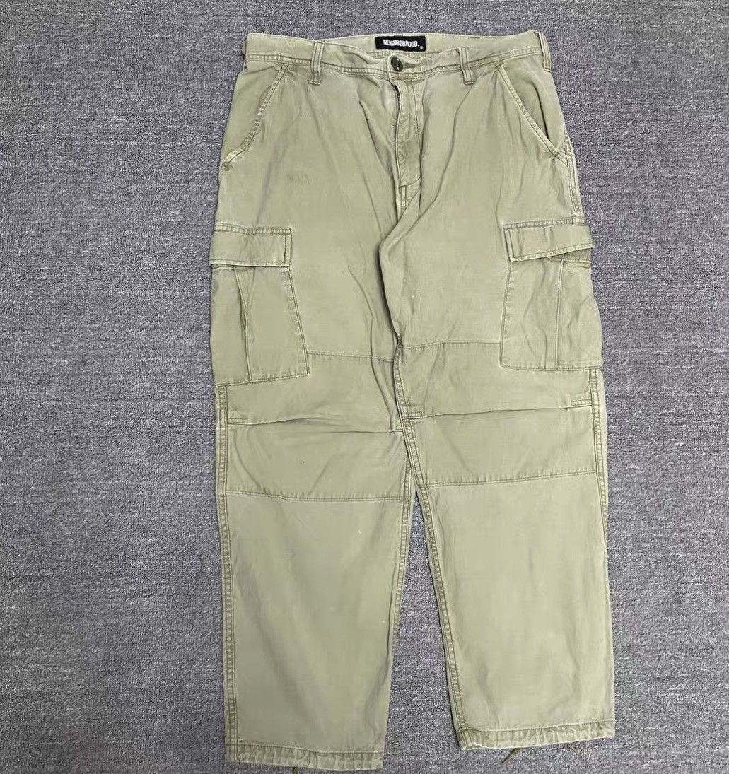 Neighborhood NEIGHBORHOOD 22SS Washed Cargo Pants J16 Size US 34 / EU 50 - 1 Thumbnail