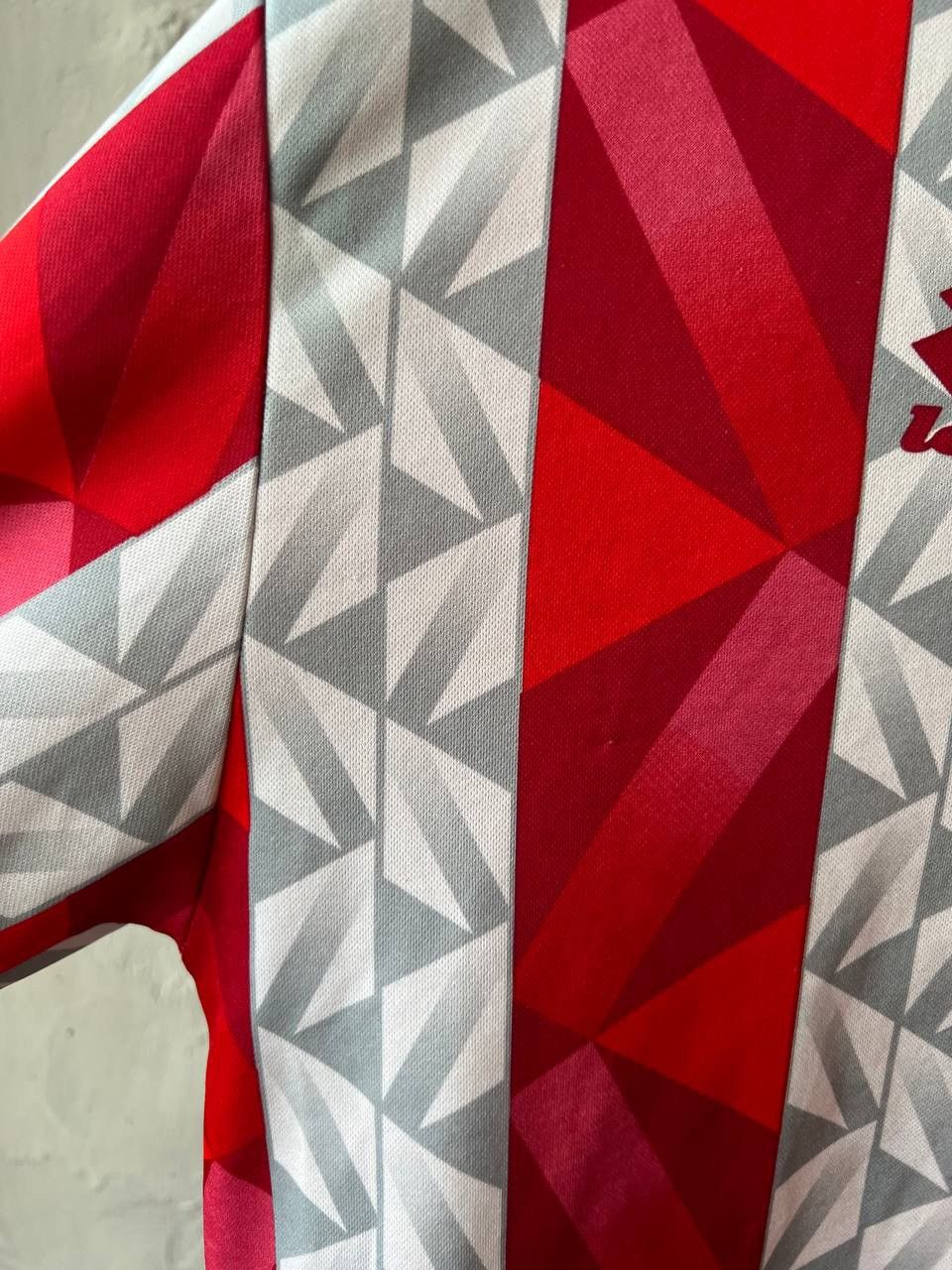 Lotto Sport 90’S LOTTO SPORT TEMPLATE RED ICONIC SOCCER FOOTBALL JERSEY Size US L / EU 52-54 / 3 - 9 Thumbnail