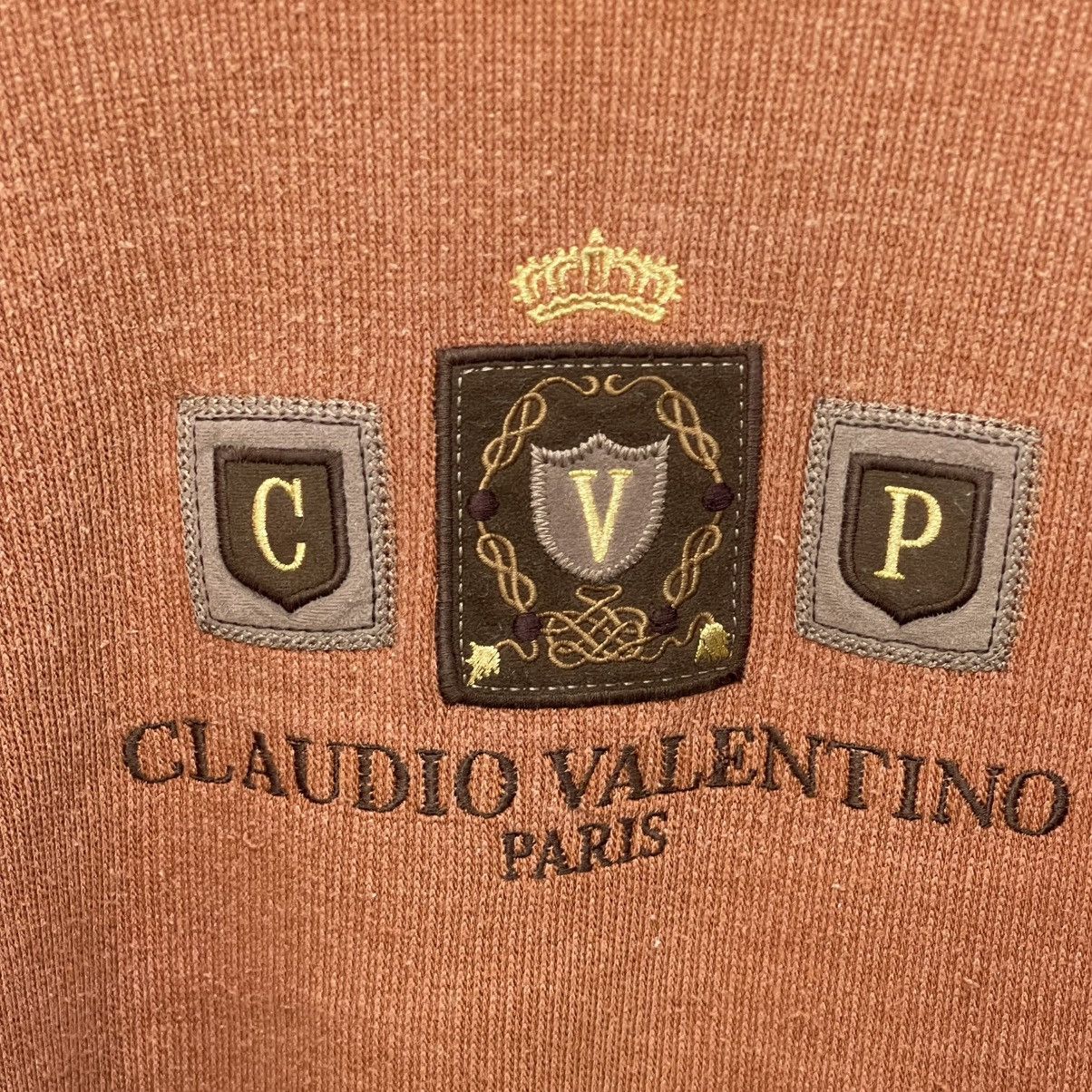 Vintage Vintage 80s claudio valentino paris very big logo embroidery Size US M / EU 48-50 / 2 - 7 Thumbnail
