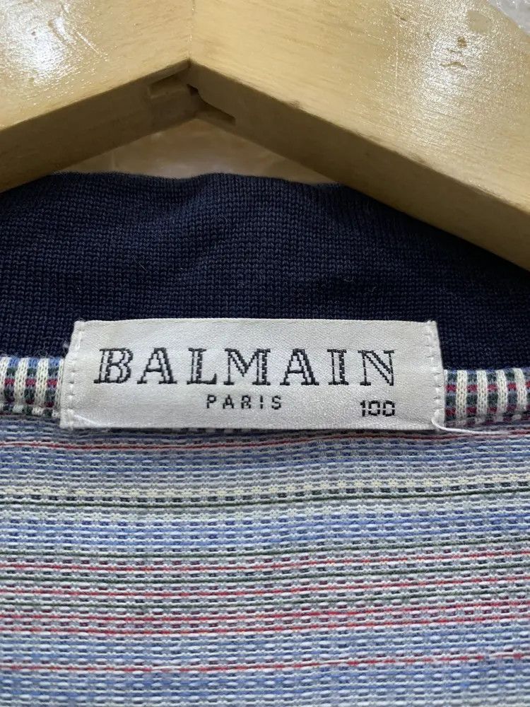 Balmain Balmain boxy fit longsleeve polo shirt Size US L / EU 52-54 / 3 - 10 Thumbnail