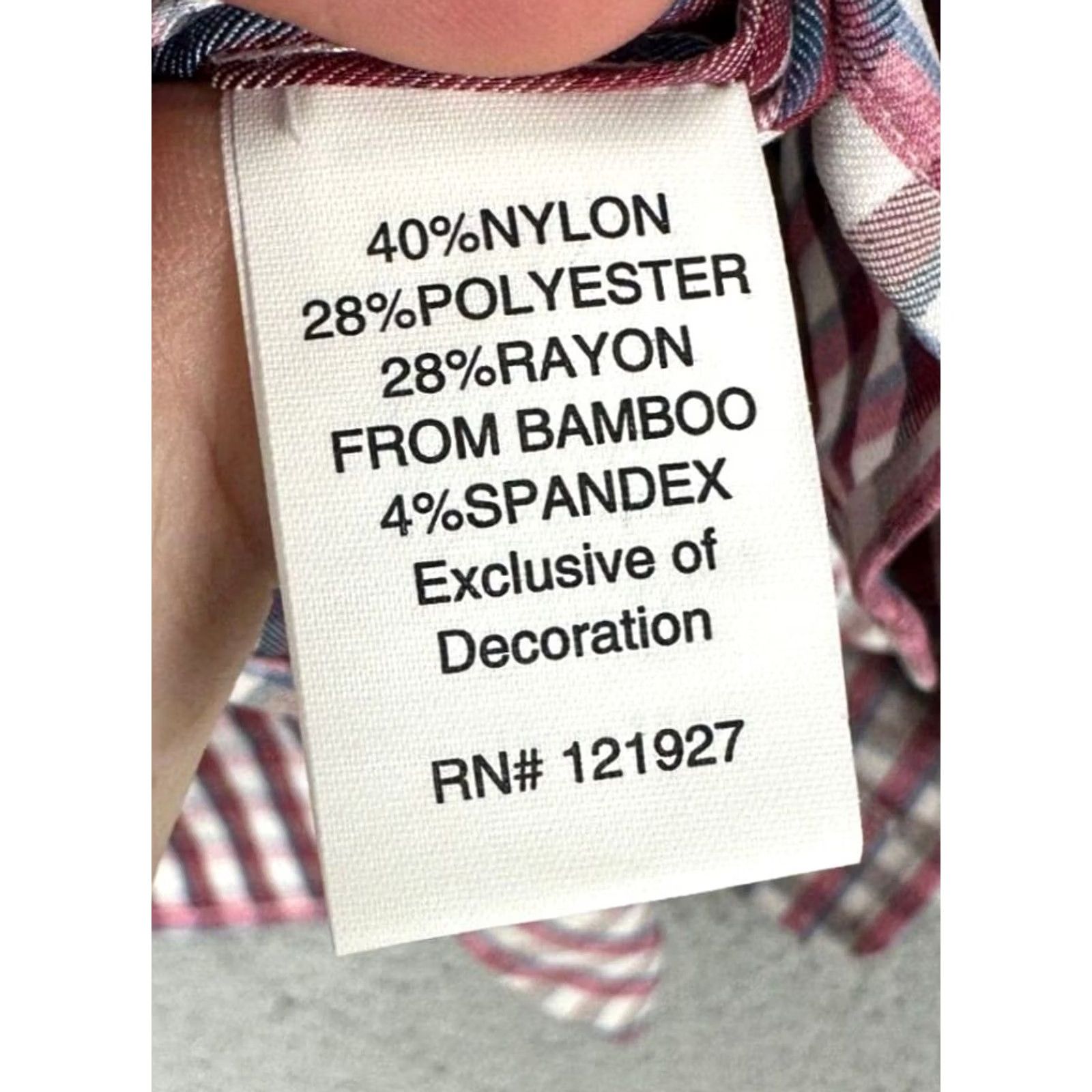 johnnie-O Johnnie-O Mead Performance Shirt Mens Small Red Plaid Nylon Blend Button-Up Size US S / EU 44-46 / 1 - 7 Thumbnail