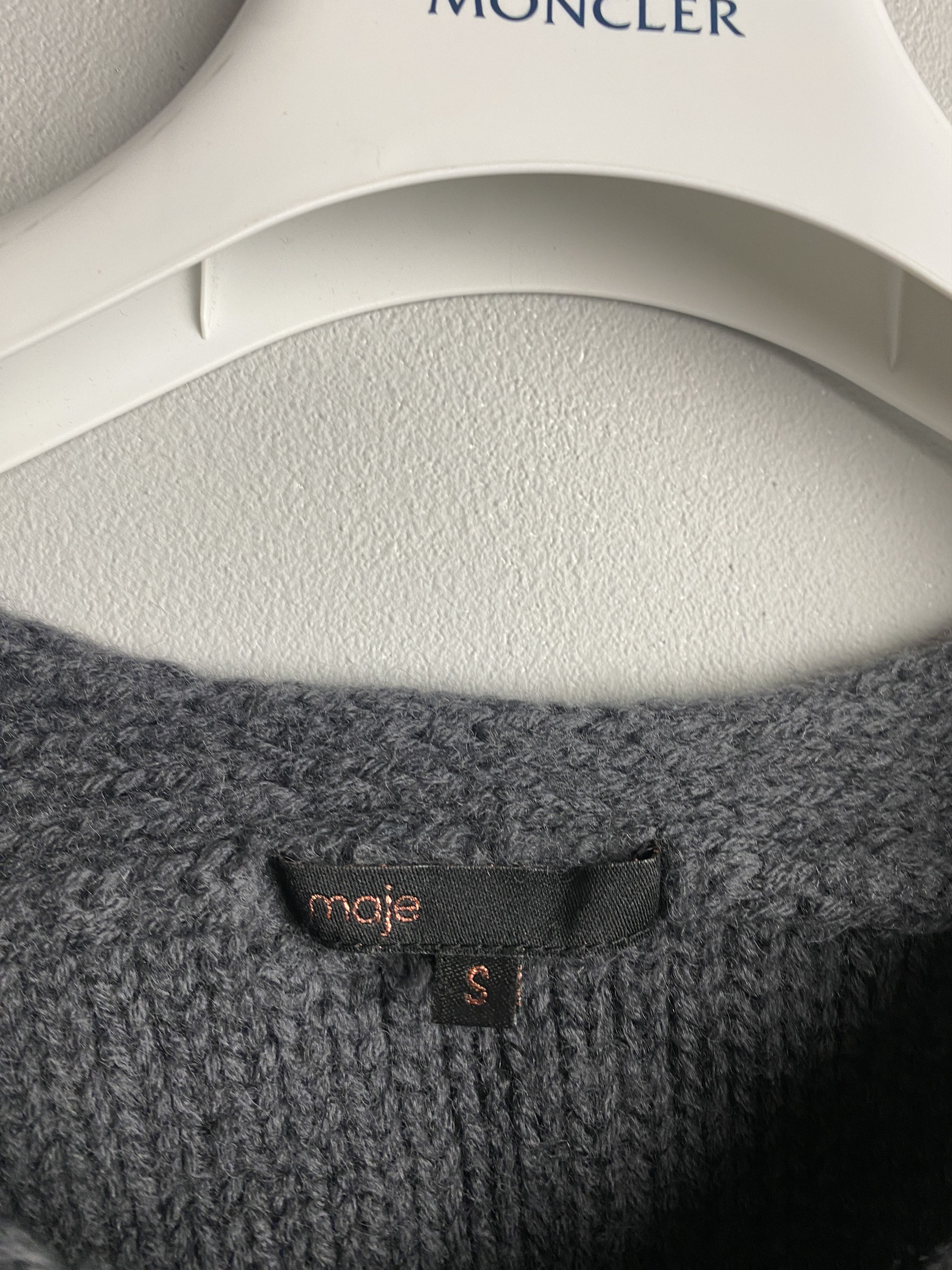 Maje Maje merino wool cardigan sweater knitwear Size S / US 4 / IT 40 - 3 Thumbnail