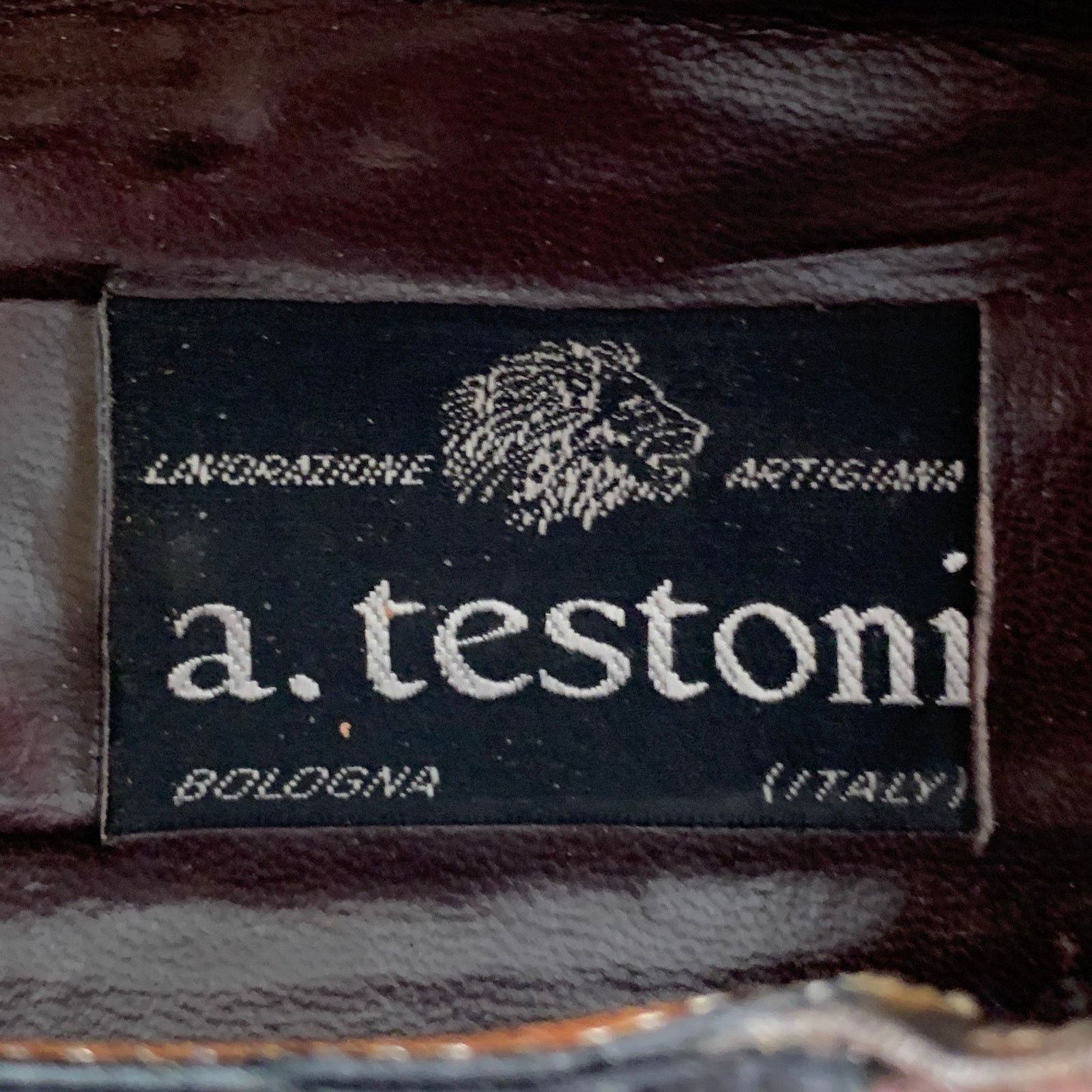 Testoni A. TESTONI Size 12 Brown Leather Perforated Wingtip Loafers Size US 12 / EU 45 - 7 Thumbnail