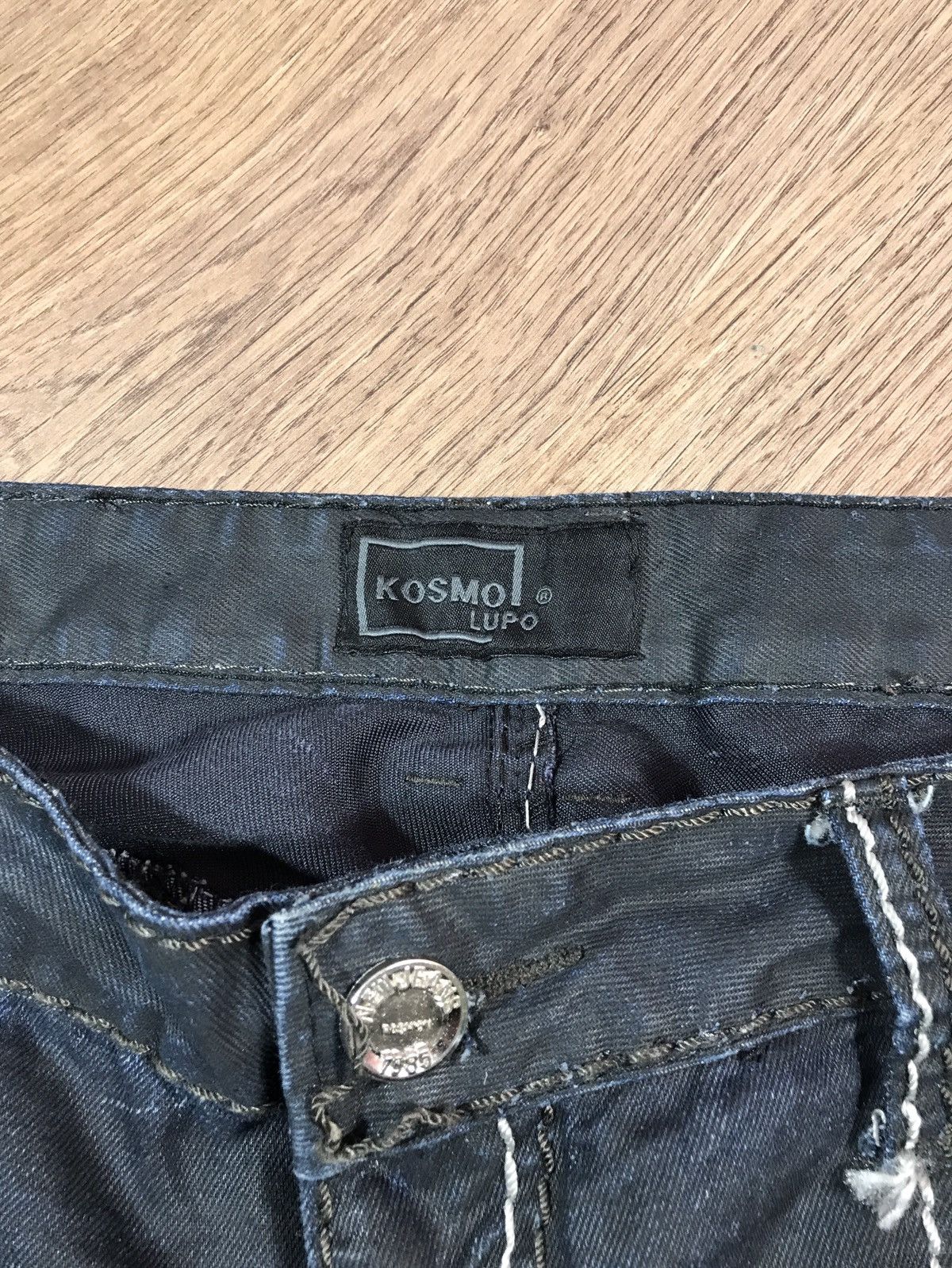 Vintage Vintage Kosmo Lupo Distressed Denim Pants Size US 38 / EU 54 - 6 Thumbnail