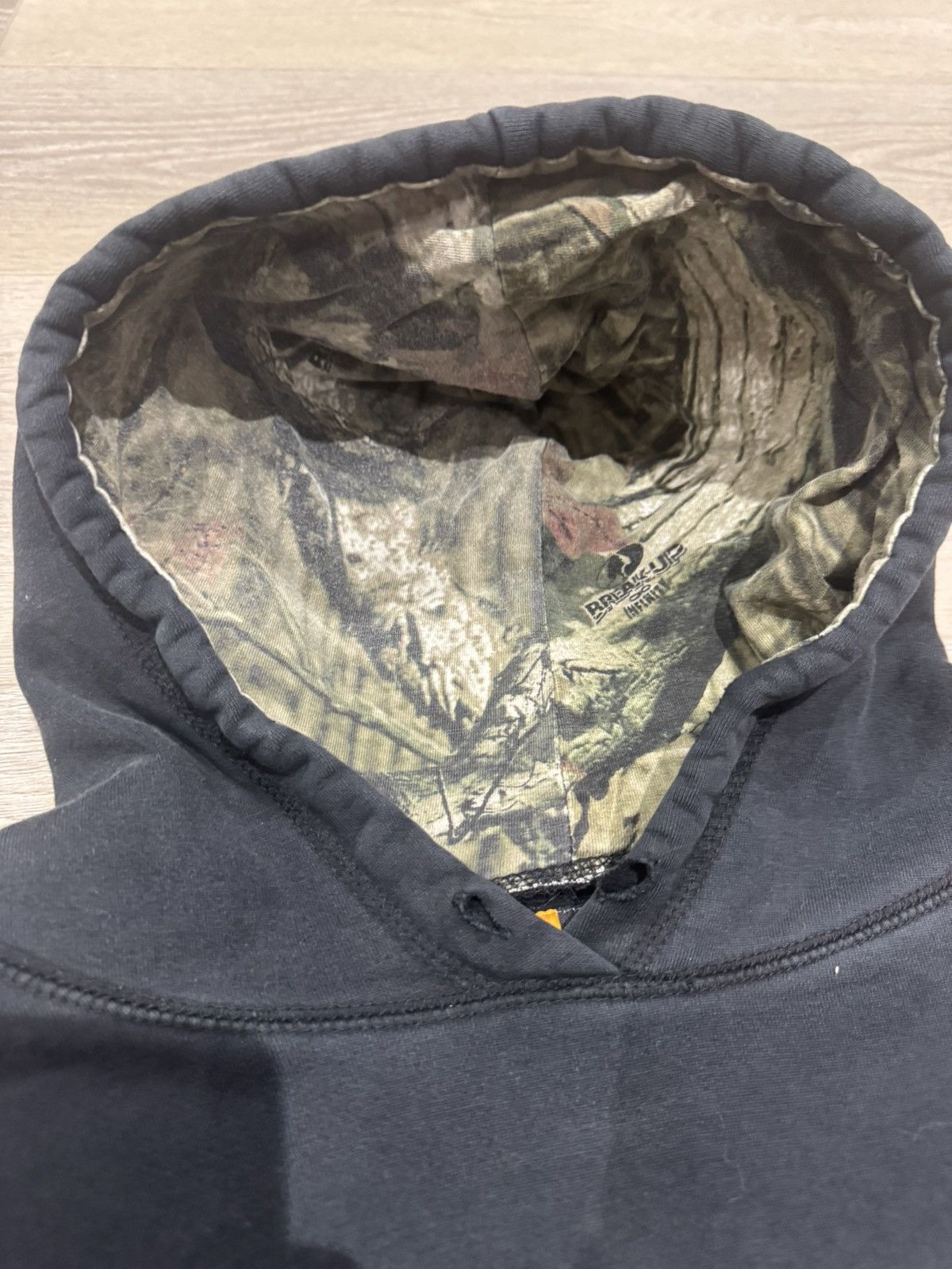 Designer × Vintage Vintage Black and Camo Browning Baggy Hoodie Size US L / EU 52-54 / 3 - 3 Thumbnail