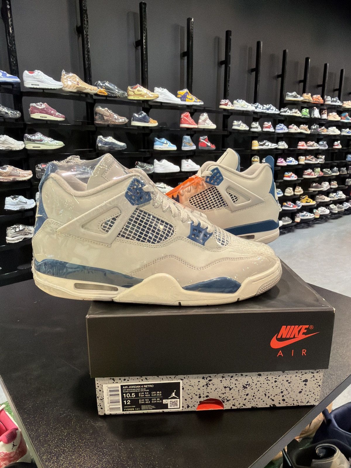 Jordan Brand Jordan 4 Military Blue Size-10.5 Brand New Quick Shipping Size US 10.5 / EU 43-44 - 1 Thumbnail