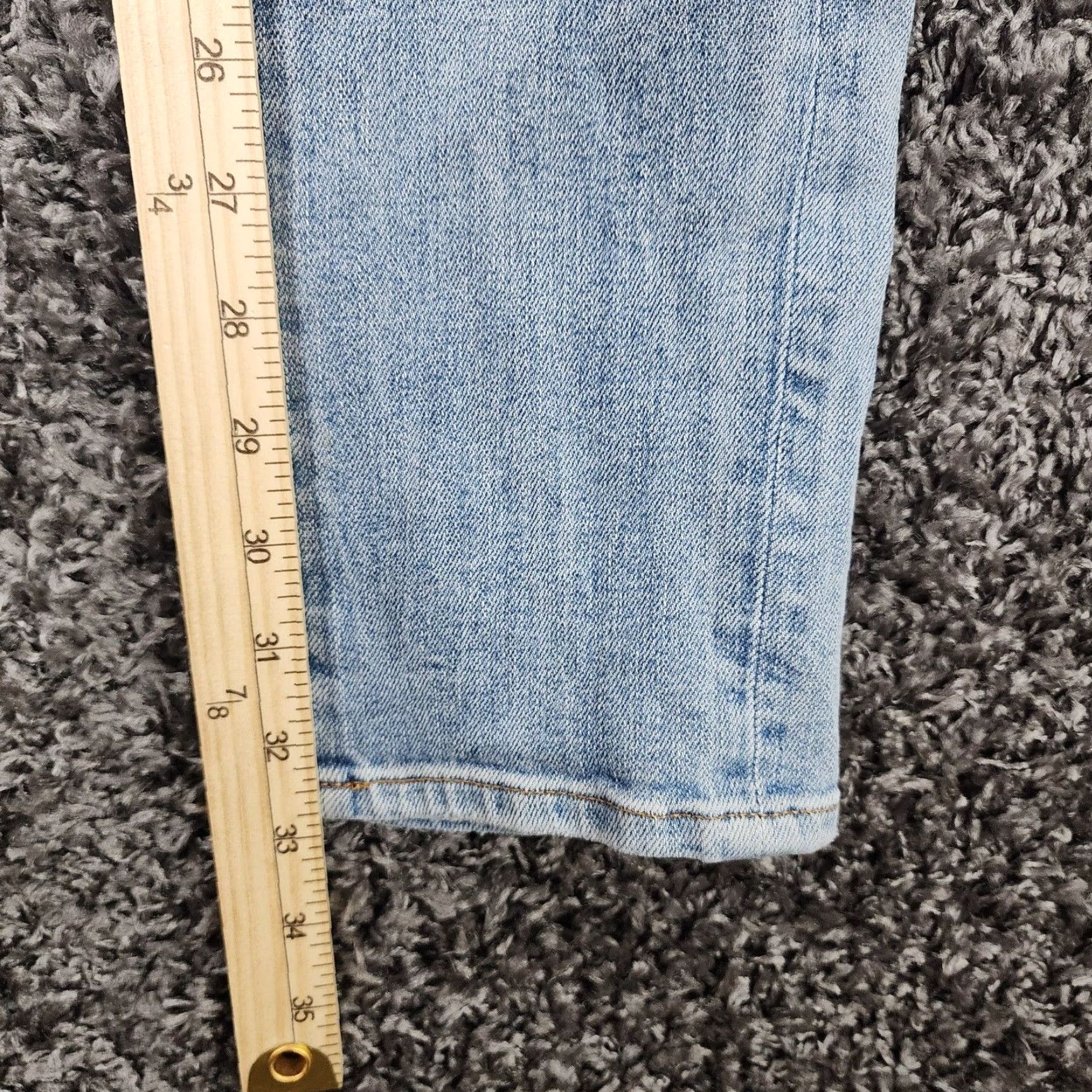 American Eagle Outfitters American Eagle Outfitters Jeans Men 29x33 Skinny Distressed Light Wash Blue Mens Size US 29 - 4 Thumbnail