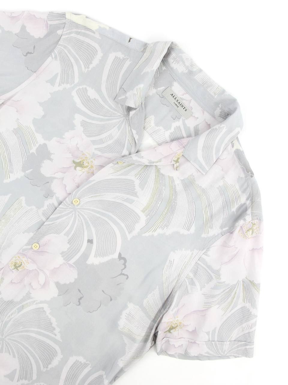 Allsaints ALLSAINTS Short-sleeved viscose print shirt Size US L / EU 52-54 / 3 - 6 Thumbnail