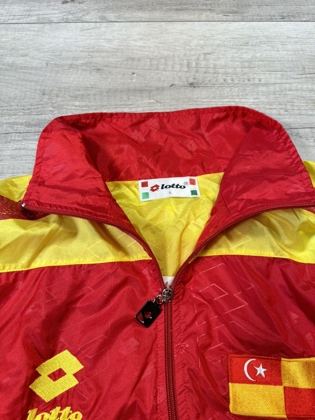 Lotto Sport Vintage Archive Lotto Nylon Shell Jacket Soccer Style Size US L / EU 52-54 / 3 - 4 Thumbnail