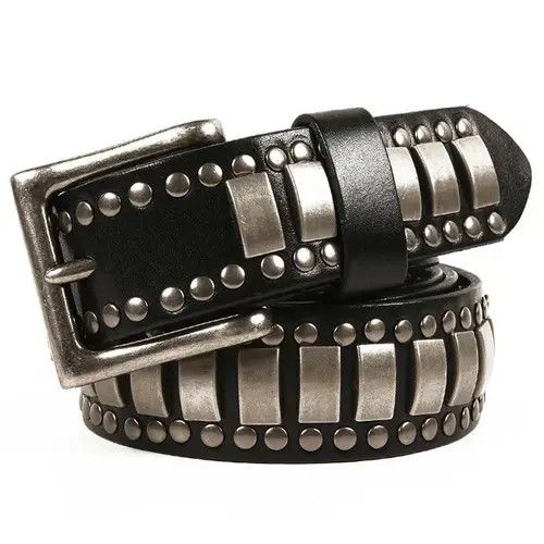 Other Leather Rock Punk Rivets Biker Belt Size ONE SIZE - 3 Thumbnail