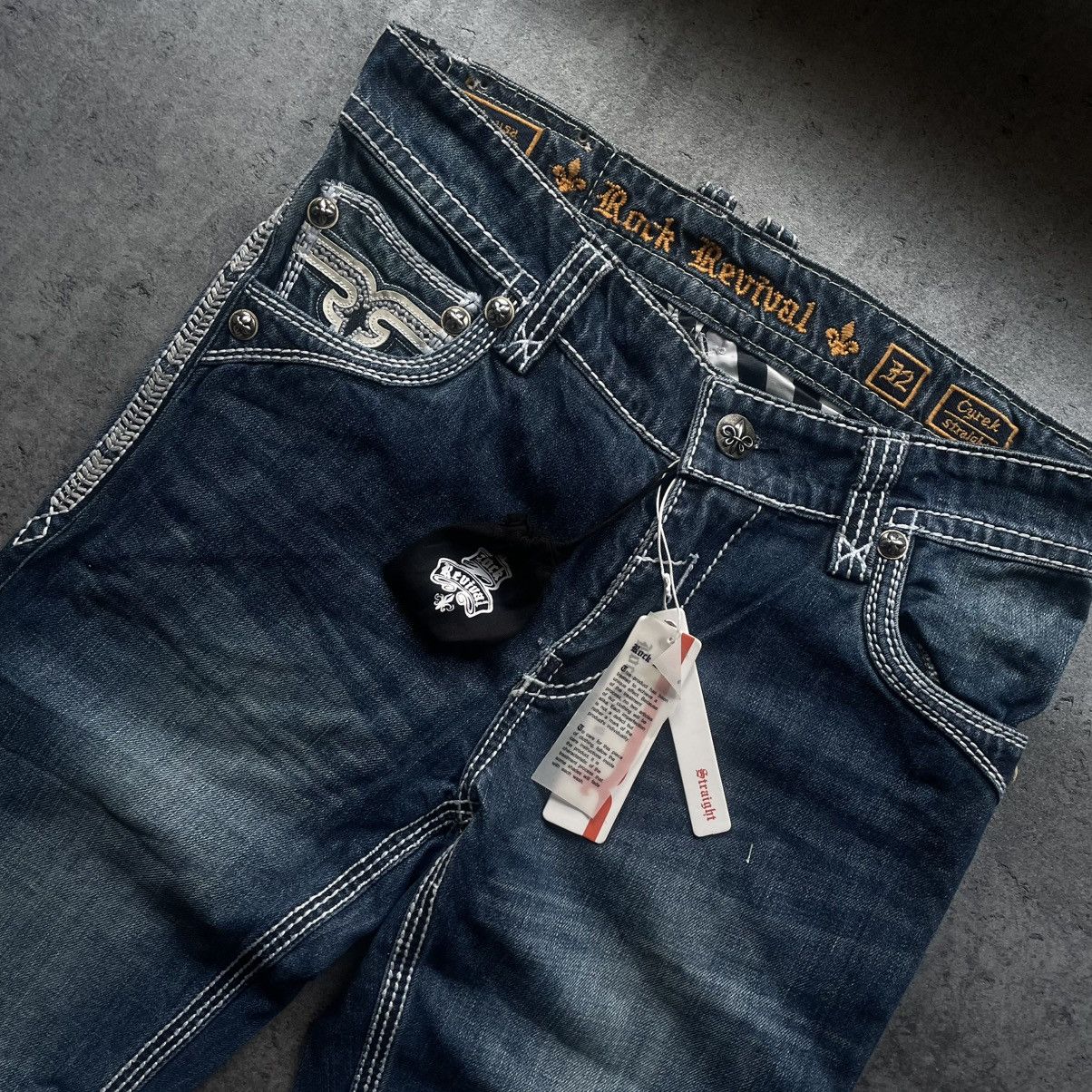 Rock Revival × Vintage NWT Rock Revival Cyrek Chrome Hearts Style Pants Size US 32 / EU 48 - 6 Thumbnail