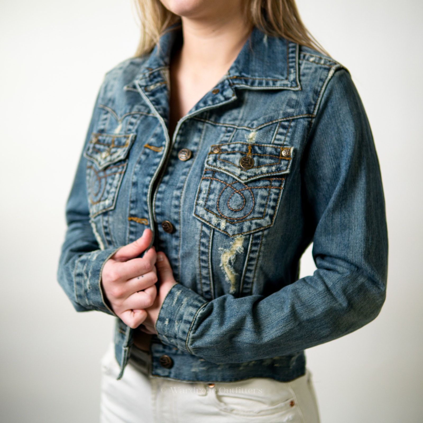 Vintage Vintage Y2K Archangel Denim Jean Jacket - M Size M / US 6-8 / IT 42-44 - 1 Thumbnail