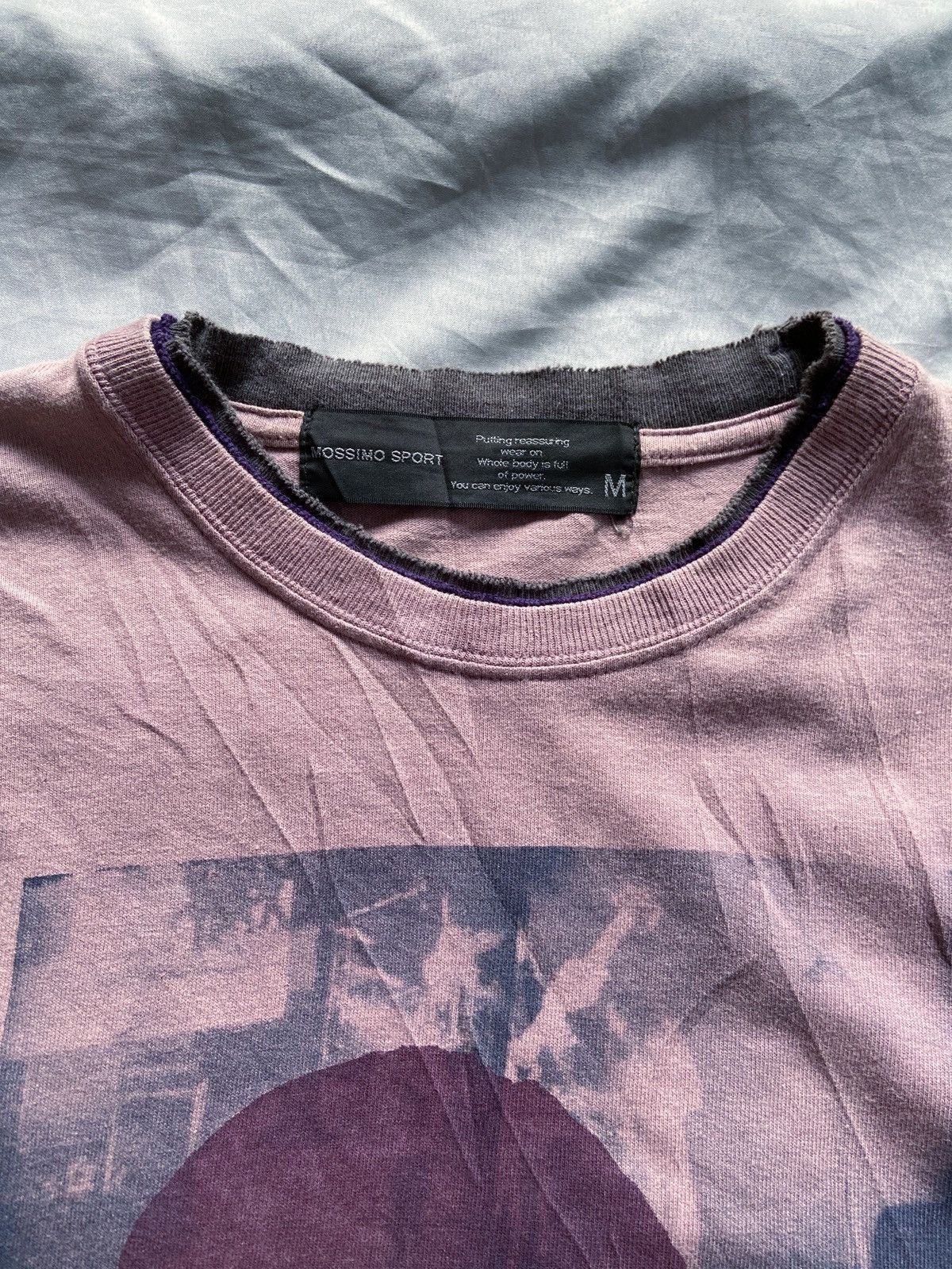 Japanese Brand MOSSIMO BAND SERIES DOUBLE LAYER TEE Size US L / EU 52-54 / 3 - 5 Thumbnail