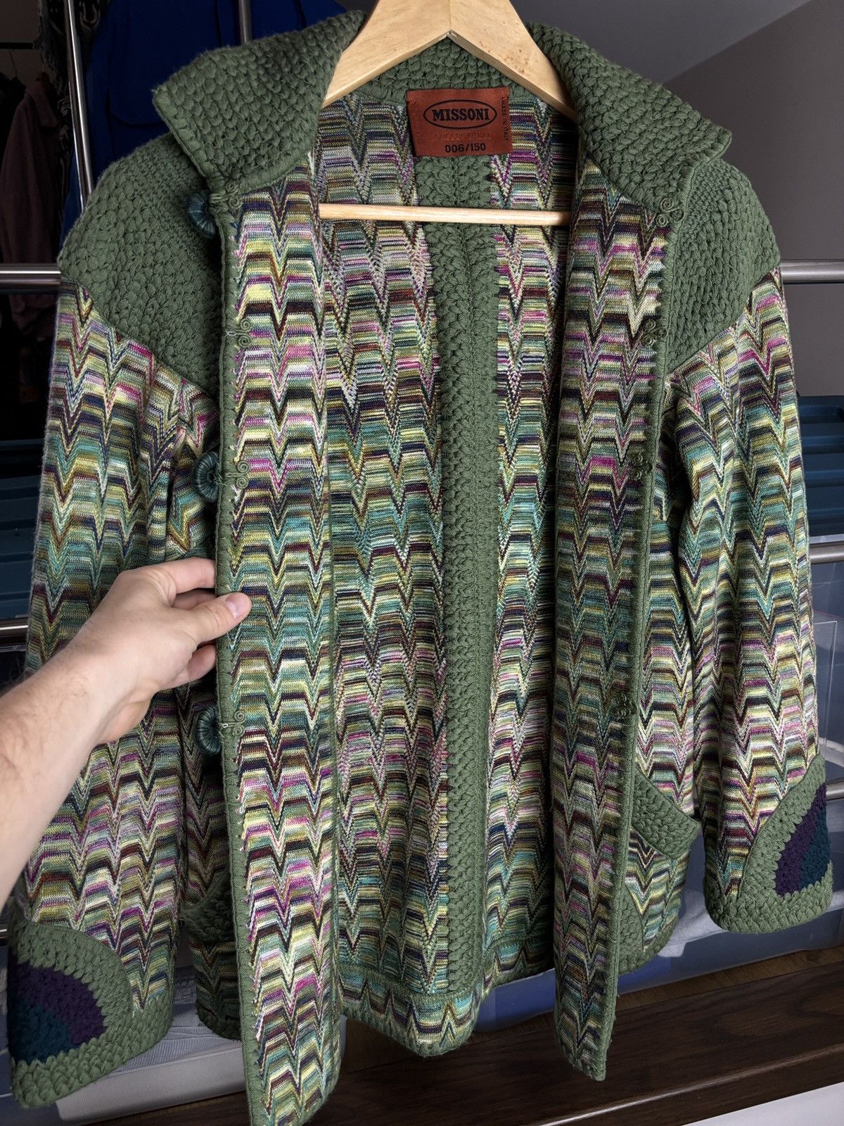 Missoni Missoni Collectable 006/150 ZigZag Knit Cardigan Sweater Size XS / US 0-2 / IT 36-38 - 5 Thumbnail
