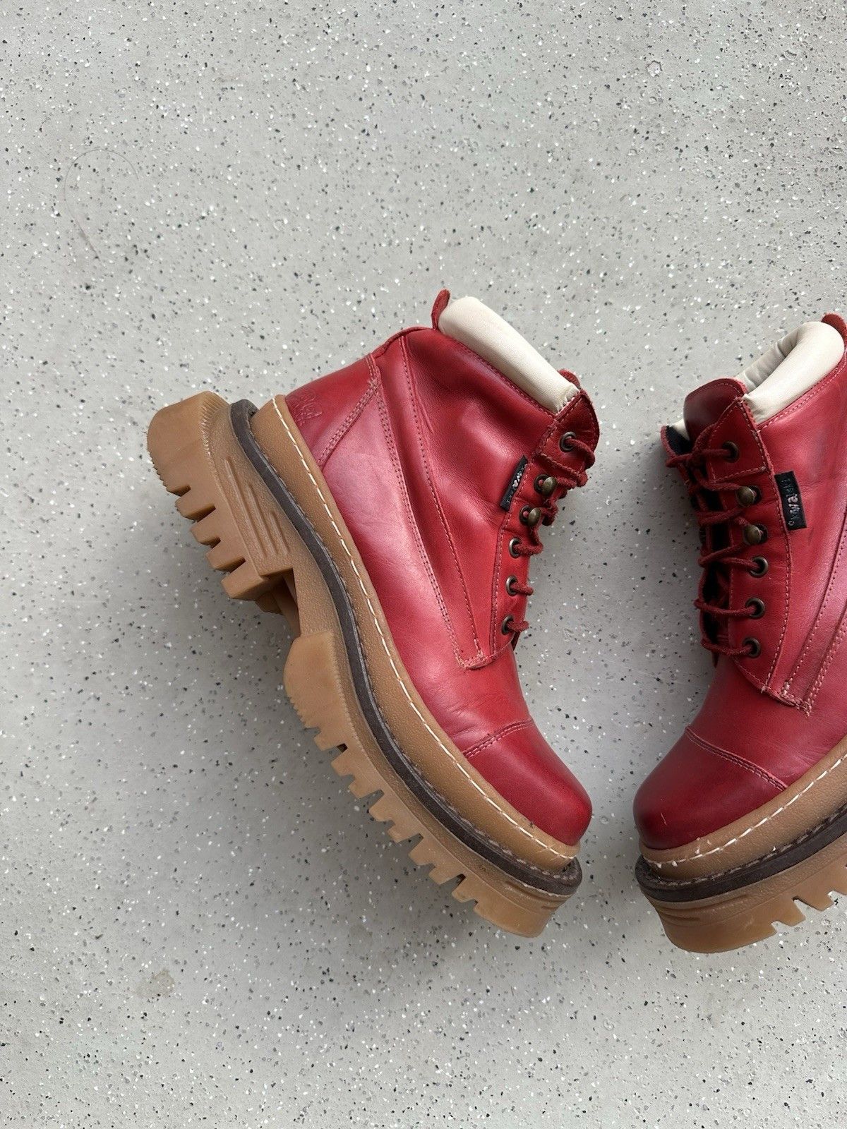 Vintage DDP Vintage Kowalski platform boots festival Chunky y2k Size US 8 / IT 38 - 7 Thumbnail