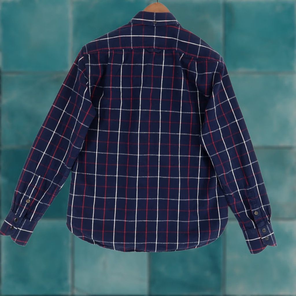 Rag & Bone rag & bone Tailored Workwear Shirt Mens S Navy Blue Plaid Linen Cotton Button Size US S / EU 44-46 / 1 - 1 Thumbnail