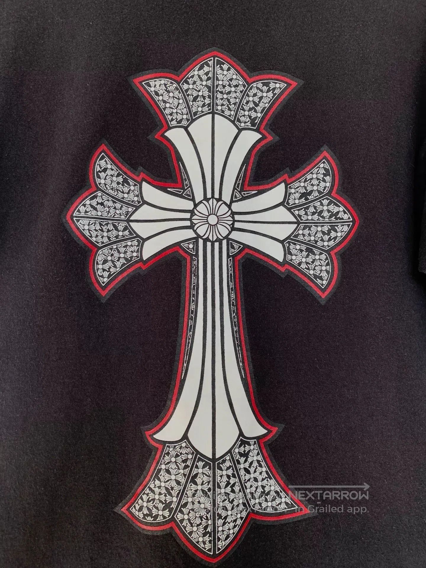 Chrome Hearts Black Short Sleeve T-Shirt with Cross Pocket. Size US L / EU 52-54 / 3 - 8 Thumbnail