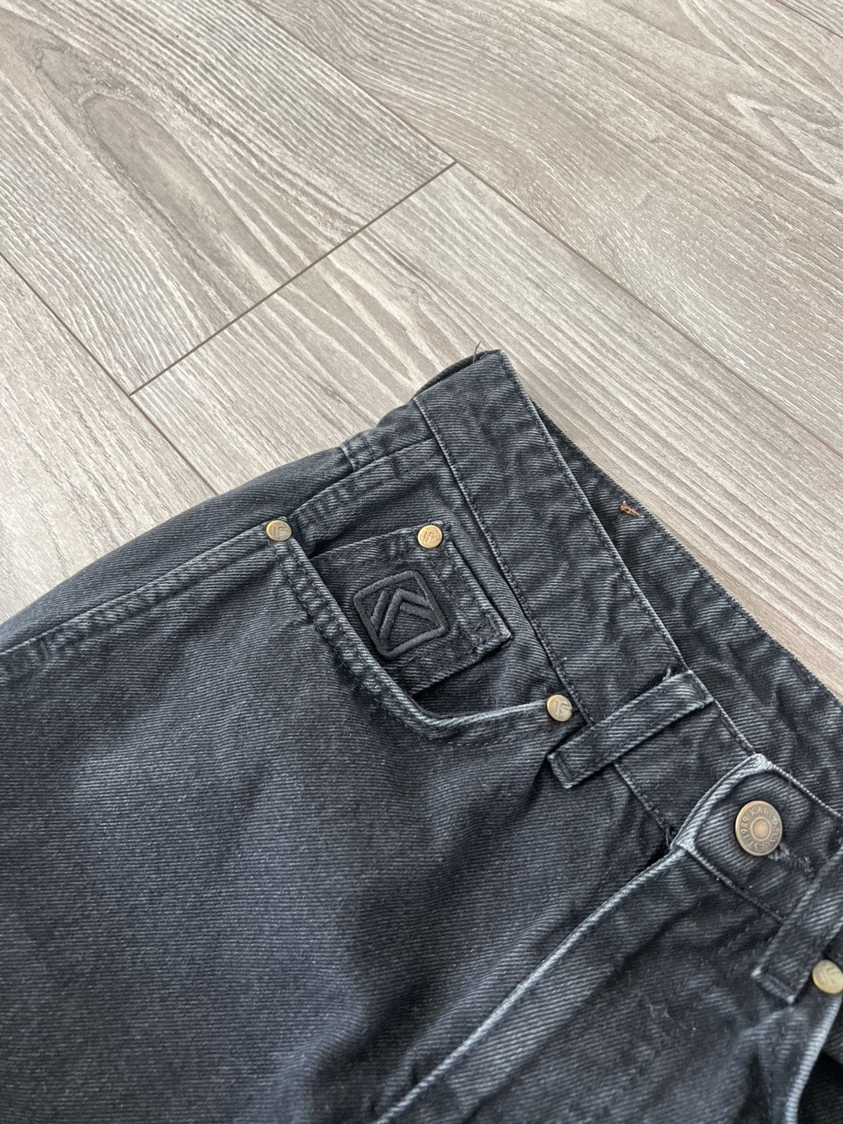 Affliction × Karl Kani ‼️Archival Katl Kani Knit Big Logo Pockets Baggy Jeans‼️ Size US 28 / EU 44 - 18 Thumbnail