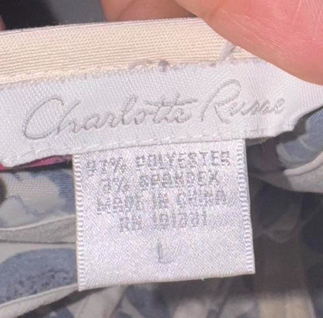 Other Charlotte Russe Corset Top in Cream w/ Pink Roses — Fits S/M Size S / US 4 / IT 40 - 7 Thumbnail