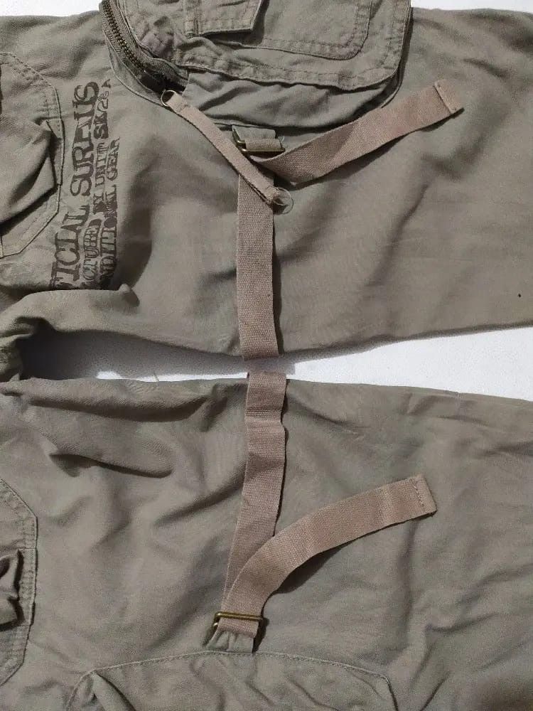 Other Cargo Multi Pocket punk Bondage Pants by Samuel Kevin Size US 29 - 6 Thumbnail