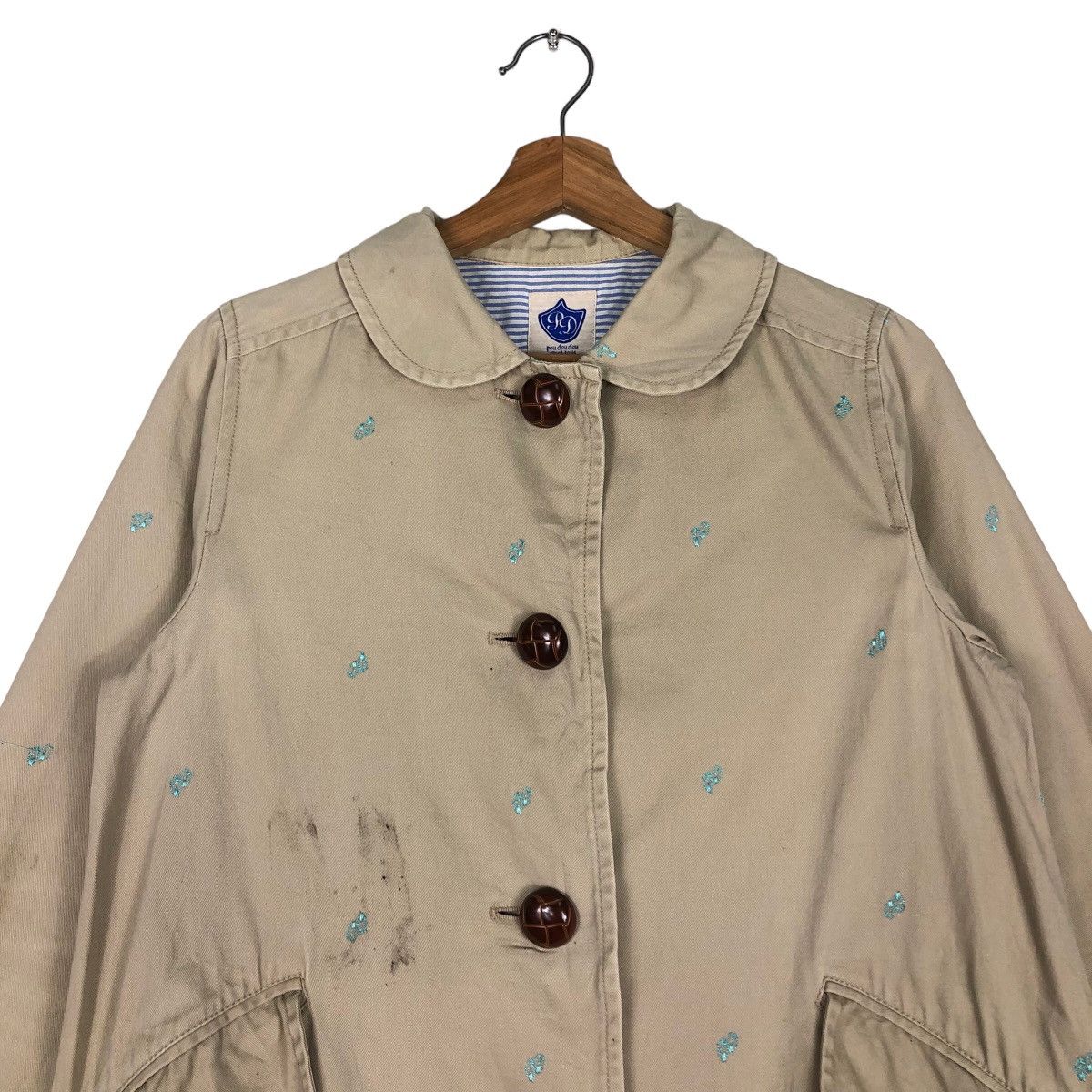 Issey Miyake Vtg Chore Jacket Pou Dou Dou Polkadot Full Print Japan Made Size US M / EU 48-50 / 2 - 3 Thumbnail