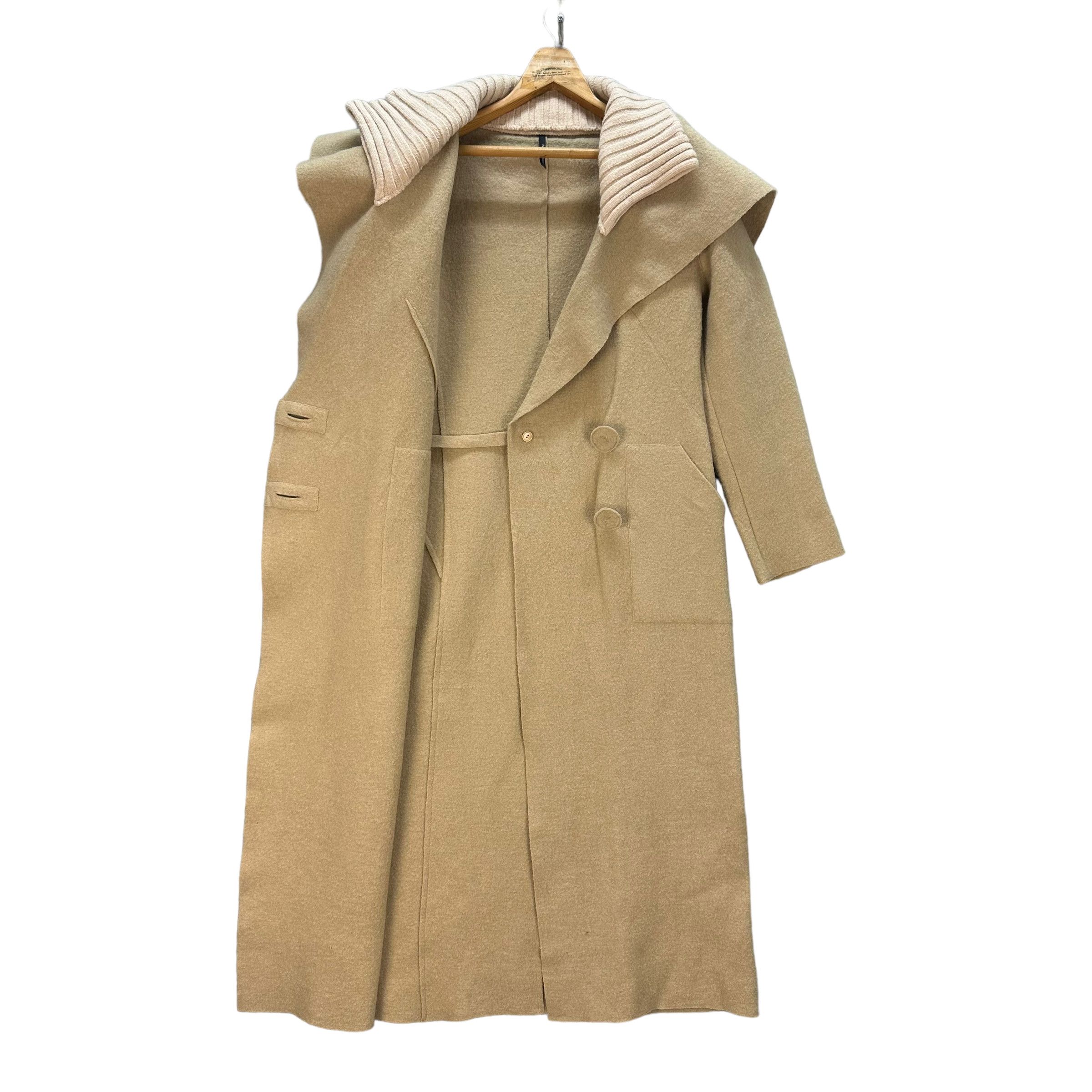Other PIER ANTONIO GASPARI SHAWL WOOL LONG COAT #8302-002 Size M / US 6-8 / IT 42-44 - 6 Thumbnail