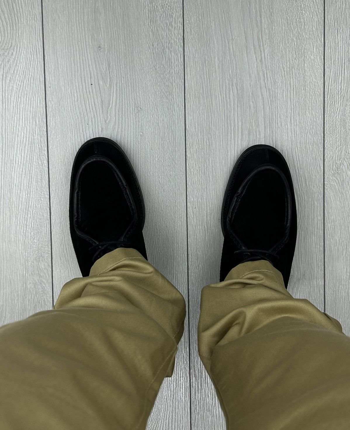 Giorgio Armani Giorgio Armani Vintage Leather Suede Shoes Black Size 41 Size US 8 / EU 41 - 9 Thumbnail